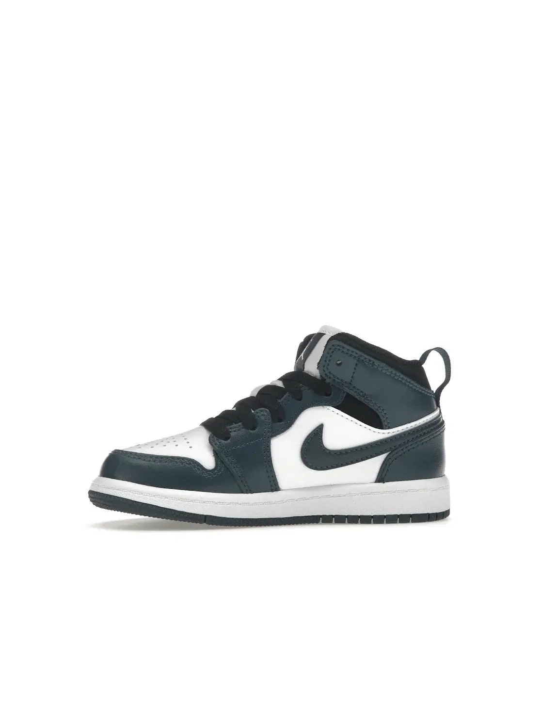 Детские кроссовки с высоким берцем Jordan 1 Mid Armoury Navy Jordan — изображение 3 из 4, темно-синий/черный/белый
