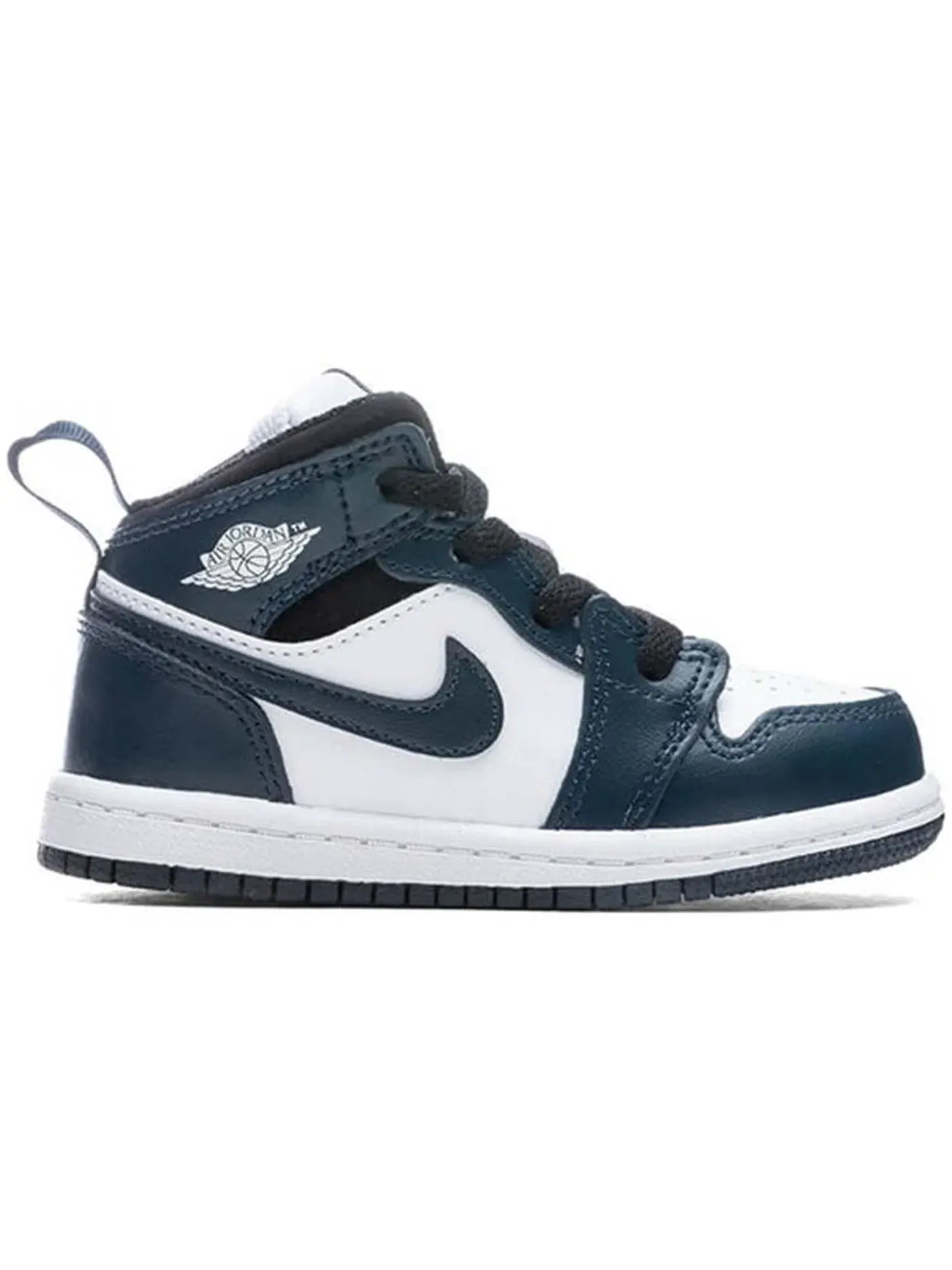 Детские кроссовки Lifestyle Jordan 1 Mid Jordan — изображение 1 из 1, темно-синий/черный/белый
