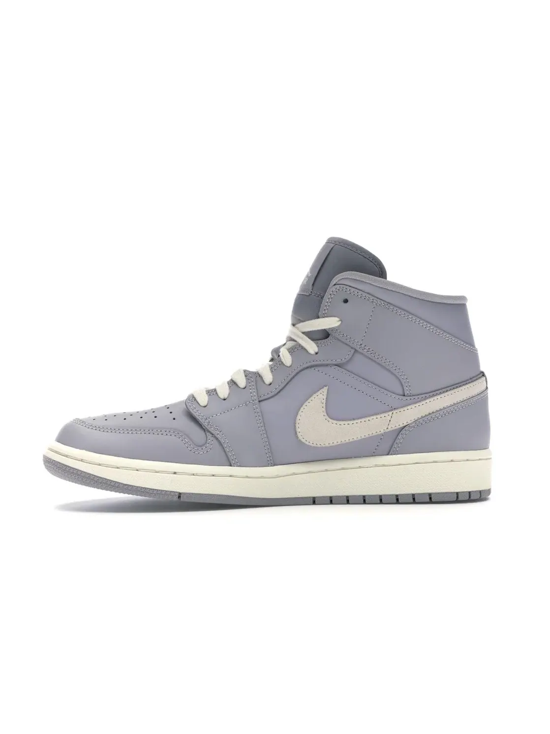 Женские кроссовки с перфорированным носком Jordan 1 Mid Atmosphere Grey Pale Ivory — изображение 3 из 4