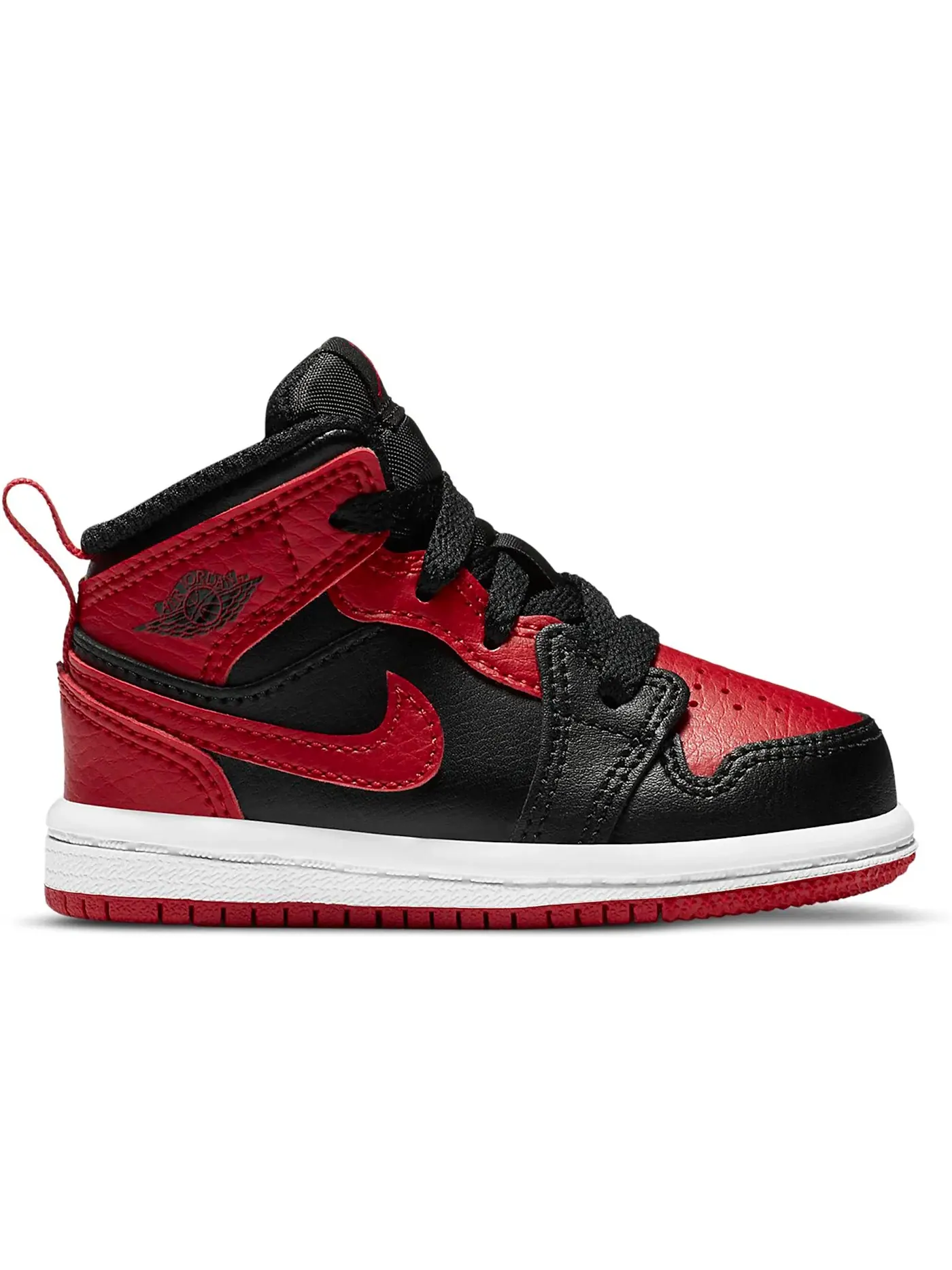 Детские кроссовки с высокой посадкой Jordan 1 Mid Banned (2020) Jordan — изображение 1 из 1