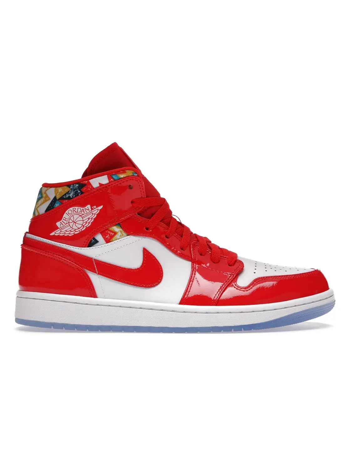 Мужские кроссовки Lifestyle Jordan 1 Mid Barcelona Sweater Jordan — изображение 1 из 4, красный/белый