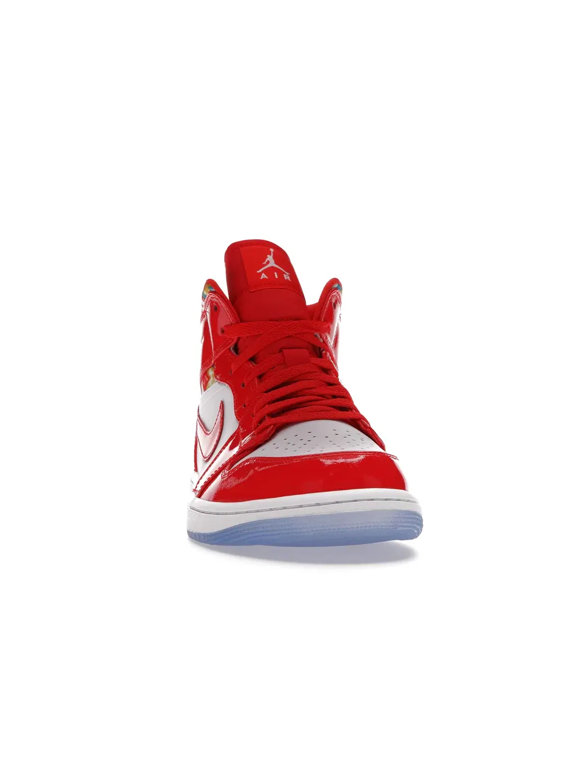 Мужские кроссовки Lifestyle Jordan 1 Mid Barcelona Sweater Jordan — изображение 2 из 4, красный/белый