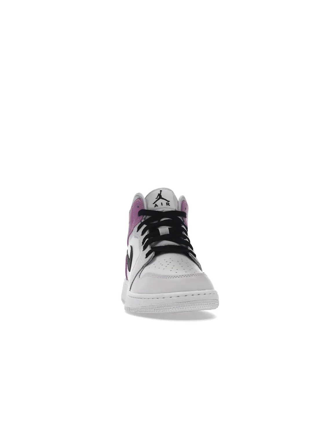 Детские кроссовки Lifestyle с контрастными акцентами Jordan 1 Mid — изображение 2 из 4, белый//черный