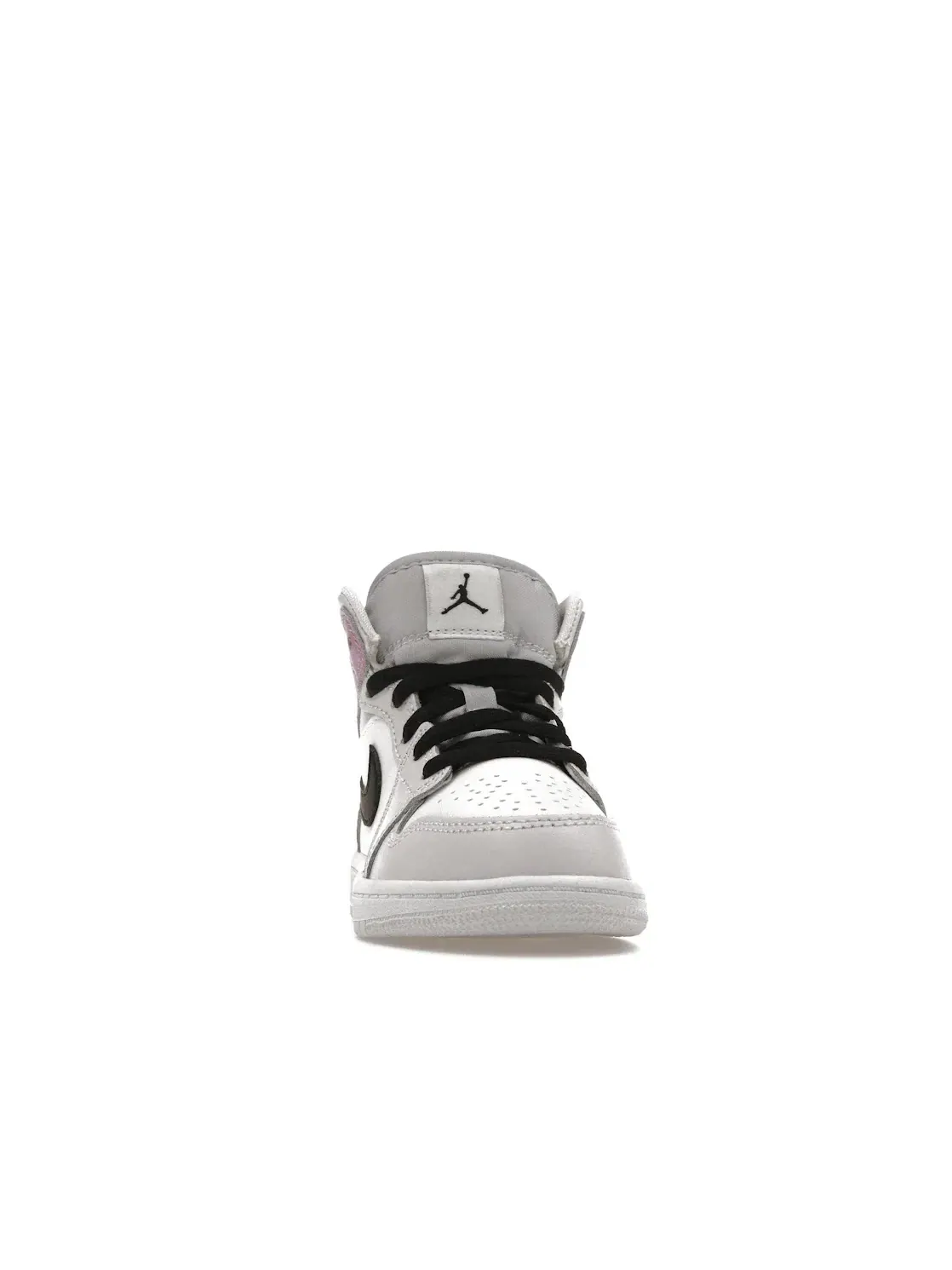 Детские кроссовки с перфорацией Jordan 1 Mid Jordan — изображение 2 из 4, черный/белый