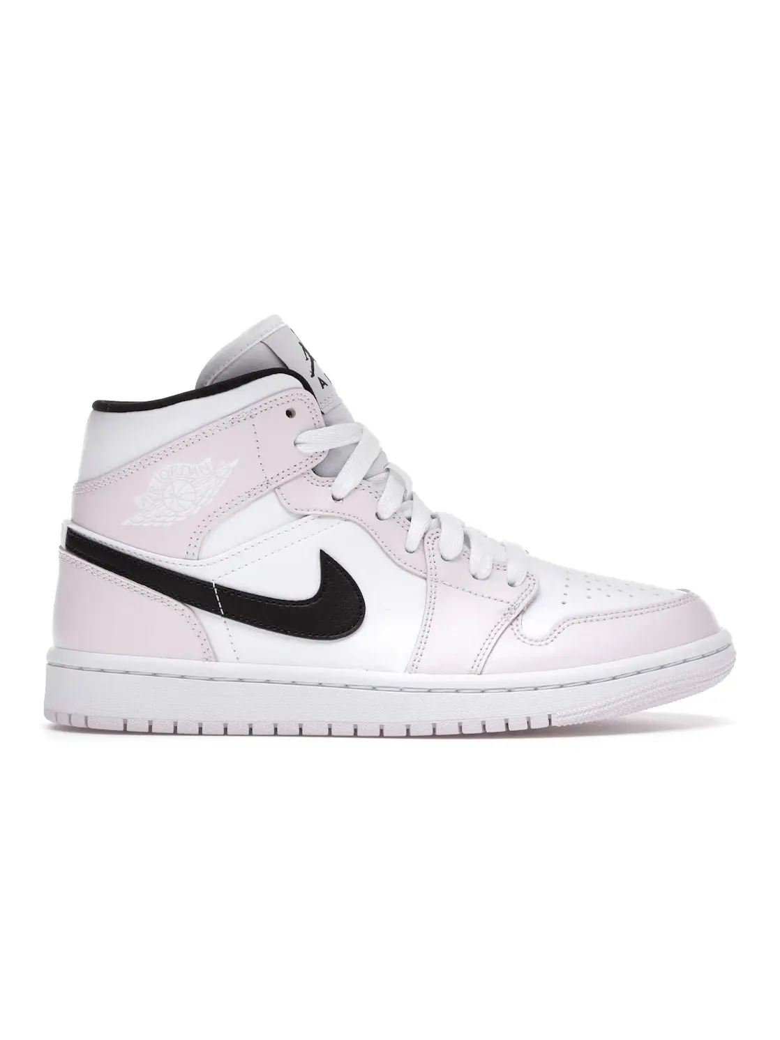 Женские кроссовки Lifestyle с кожаным верхом Jordan 1 Mid Barely Rose (W) Jordan — изображение 1 из 4