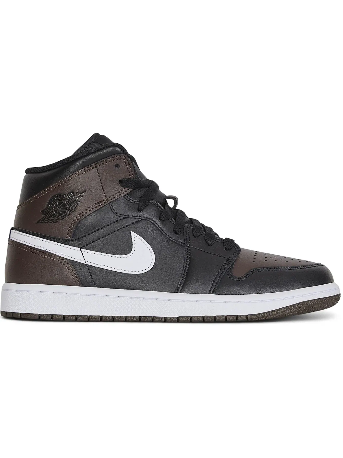 Мужские кроссовки с высоким берцем Jordan 1 Mid Jordan Baroque Brown/Black/White — изображение 1 из 1