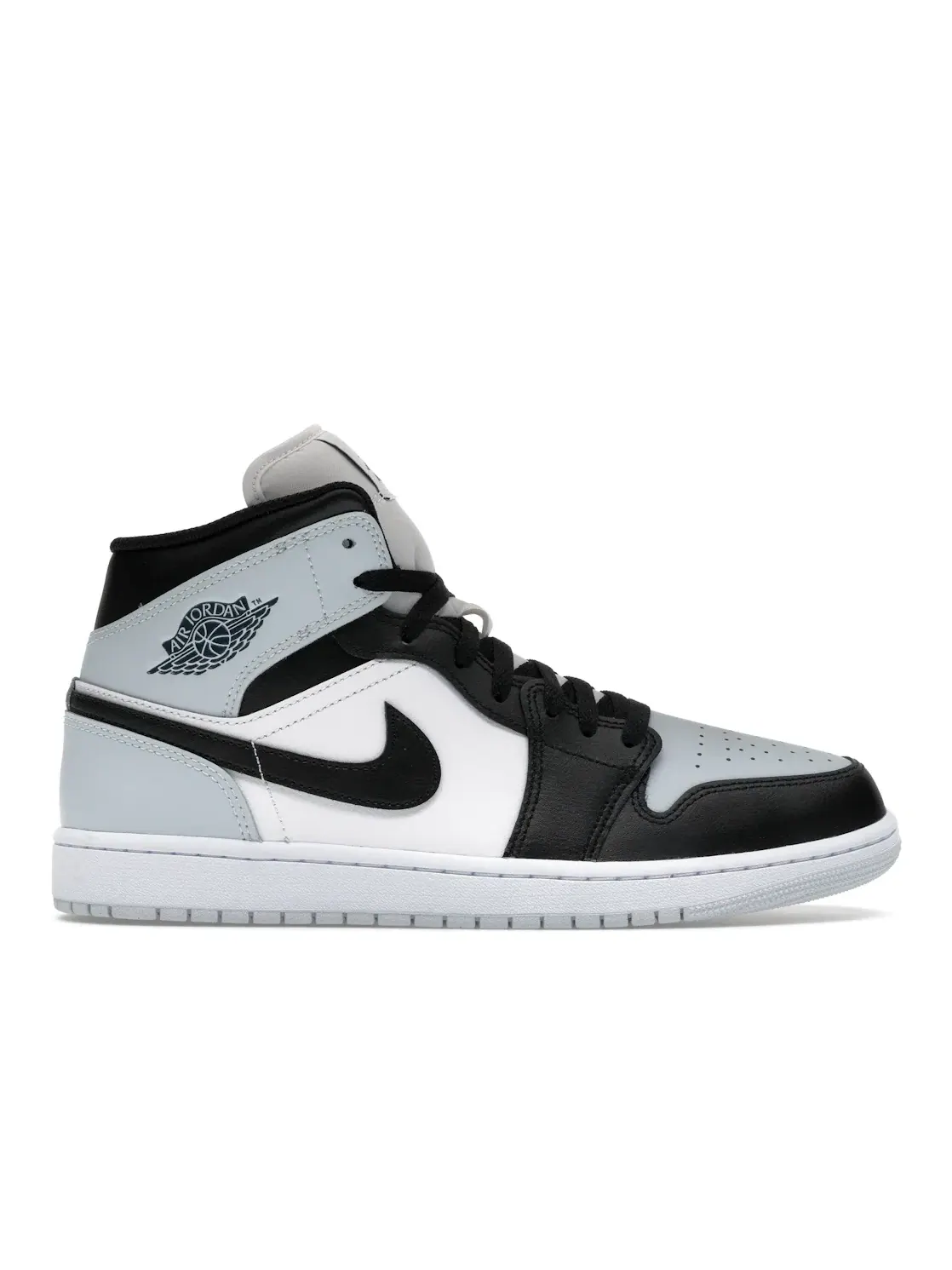 Мужские кроссовки с контрастными акцентами Jordan 1 Mid Jordan — изображение 1 из 4, черный//белый/синий