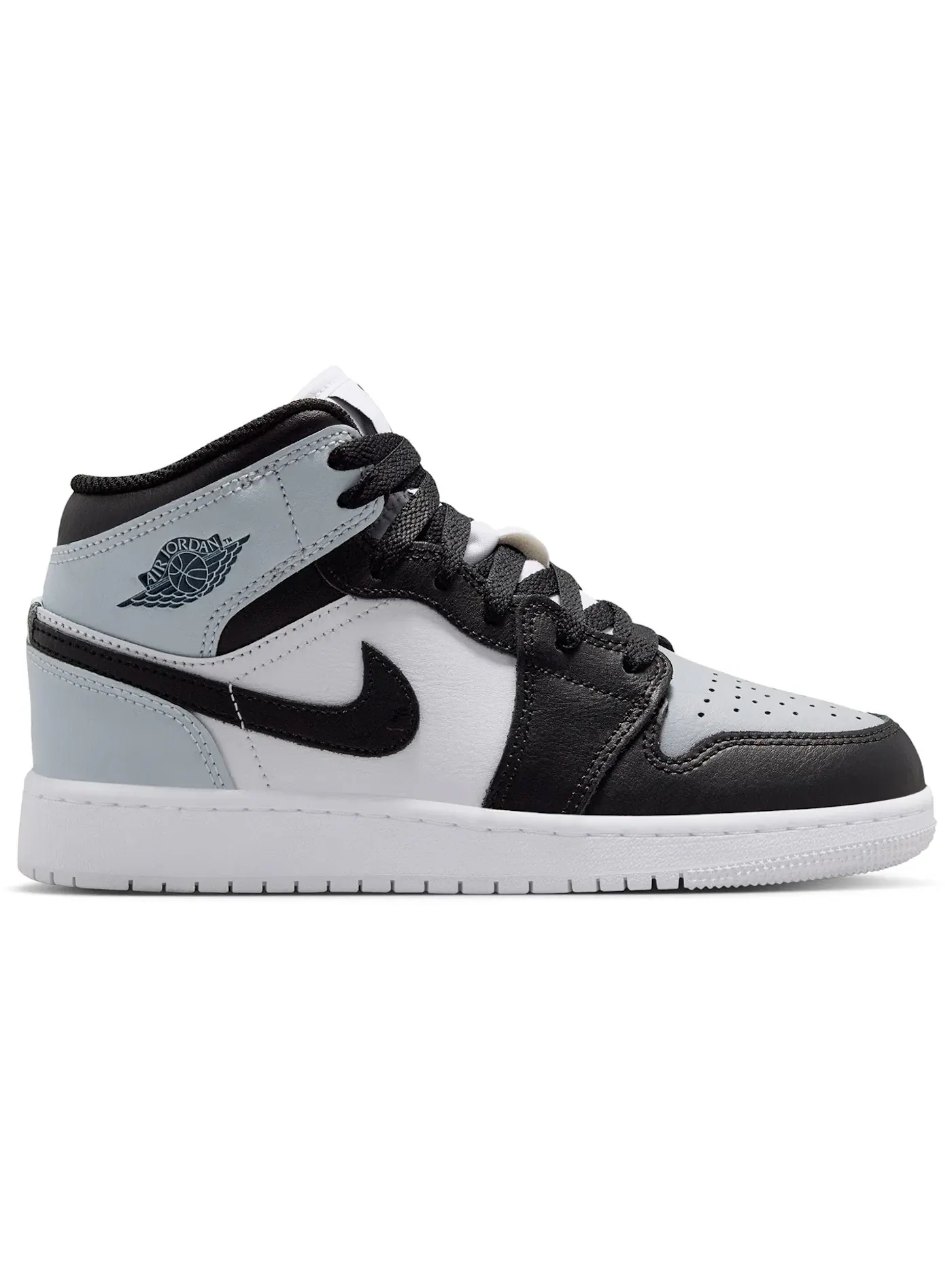 Детские кроссовки с высоким берцем Jordan 1 Mid Jordan — изображение 1 из 1, черный//синий/черный