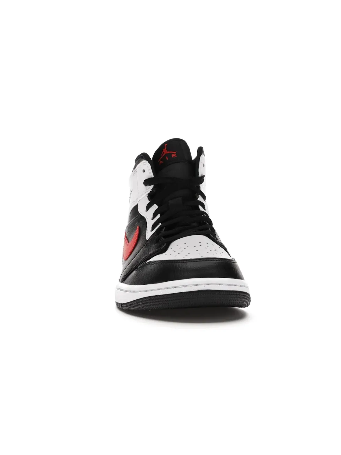 Мужские кроссовки с кожаным верхом Jordan 1 Mid Jordan — изображение 2 из 4, черный/красный-белый