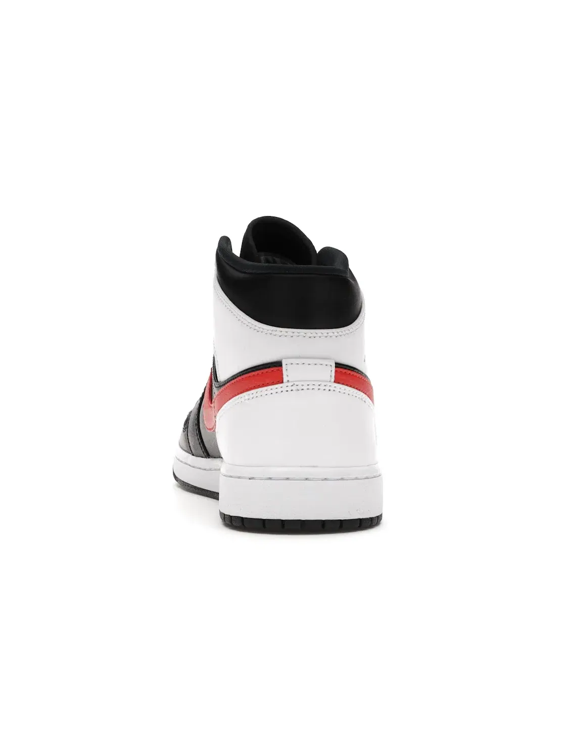 Мужские кроссовки с кожаным верхом Jordan 1 Mid Jordan — изображение 4 из 4, черный/красный-белый