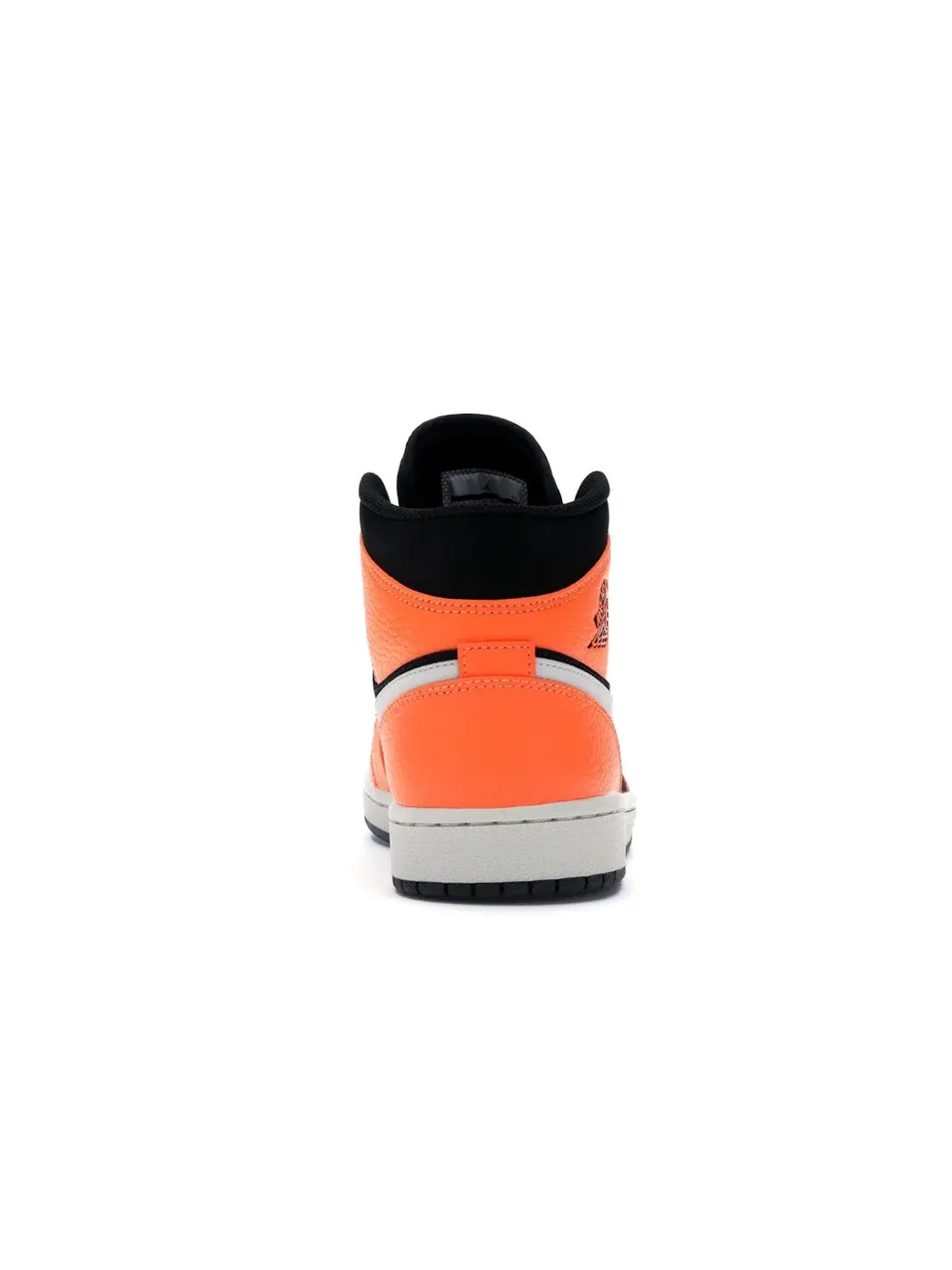 Мужские кроссовки Lifestyle с оранжевыми акцентами Jordan 1 Mid Jordan — изображение 4 из 4, черный/-светлый