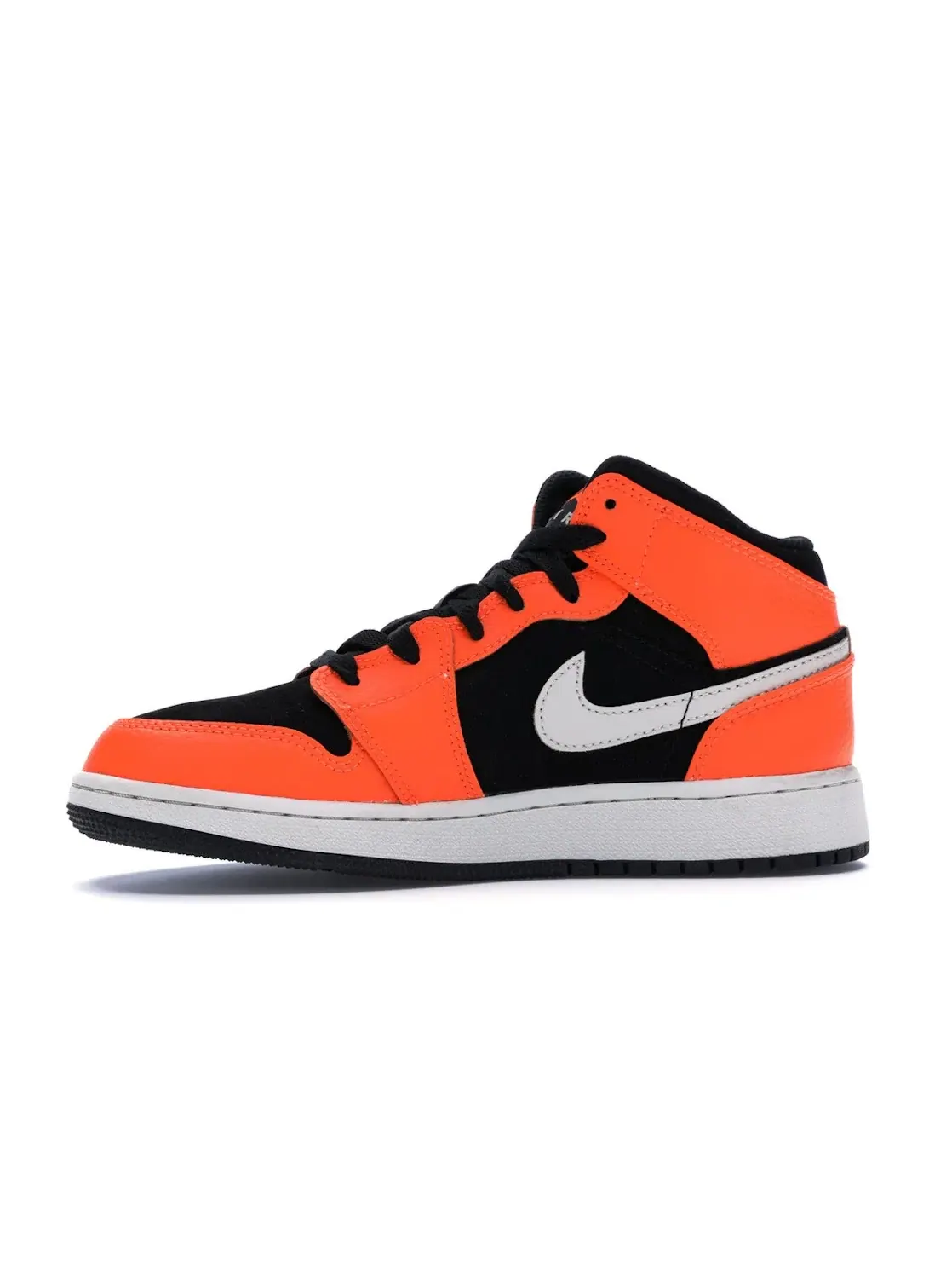 Детские кроссовки Lifestyle с контрастными цветами Jordan 1 Mid — изображение 3 из 4, черный/-светлый