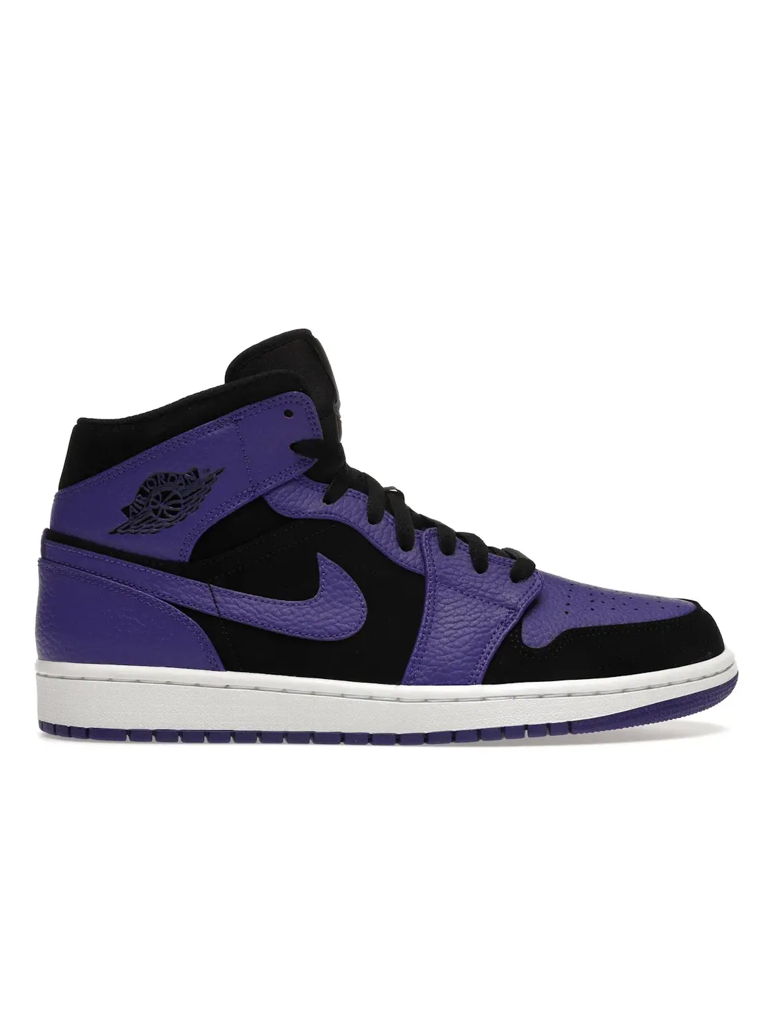 Мужские кроссовки с классическим дизайном Jordan 1 Mid Jordan — изображение 1 из 4, черный/темный-белый