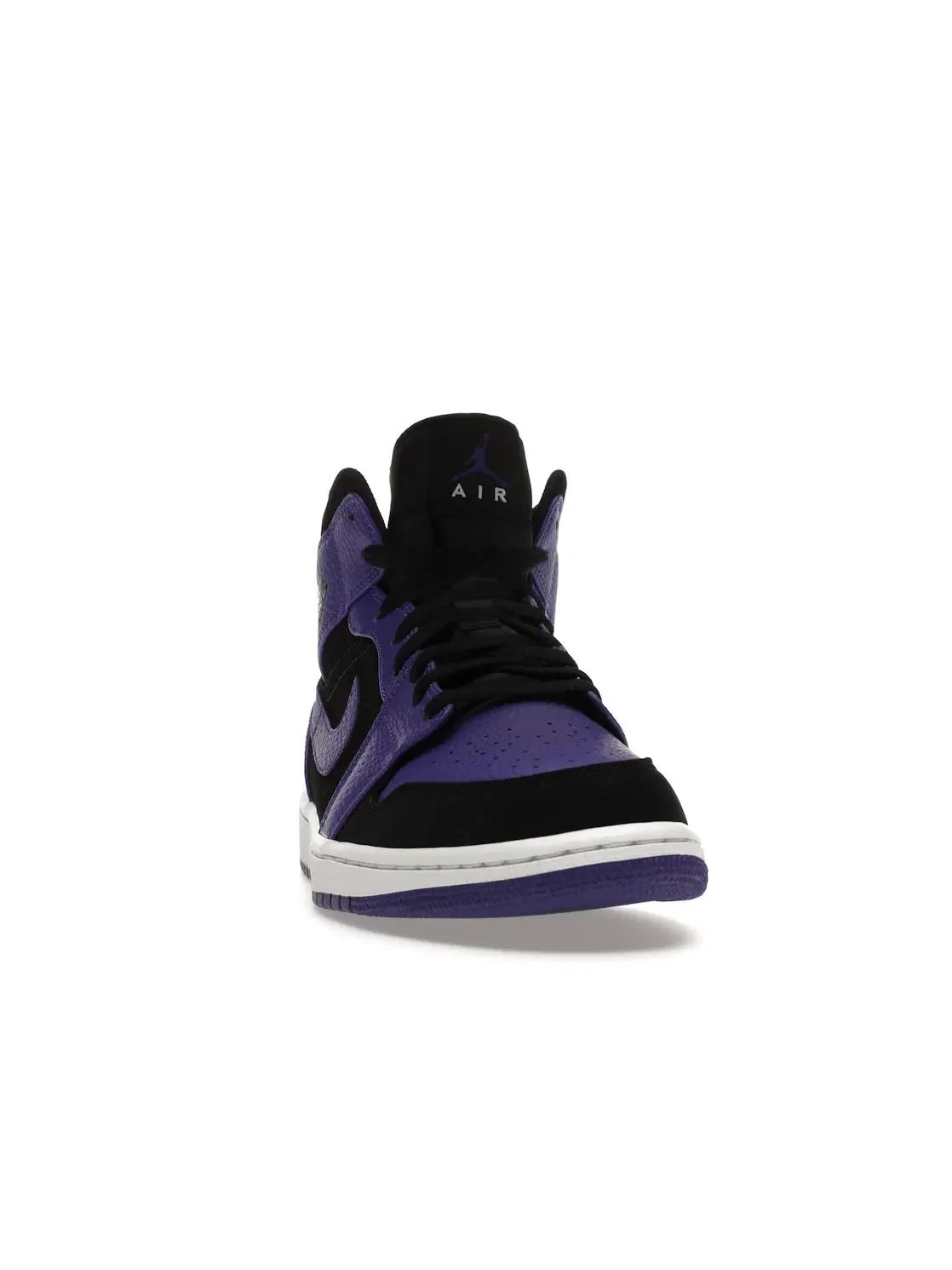 Мужские кроссовки с классическим дизайном Jordan 1 Mid Jordan — изображение 2 из 4, черный/темный-белый