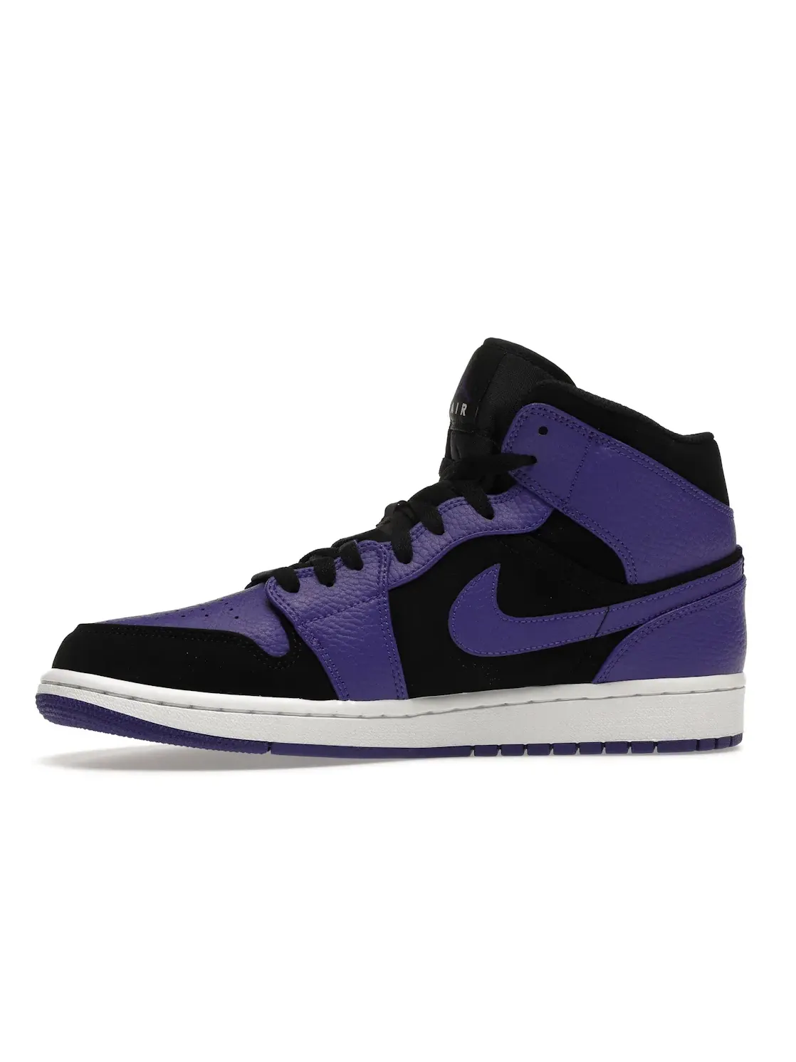 Мужские кроссовки с классическим дизайном Jordan 1 Mid Jordan — изображение 3 из 4, черный/темный-белый