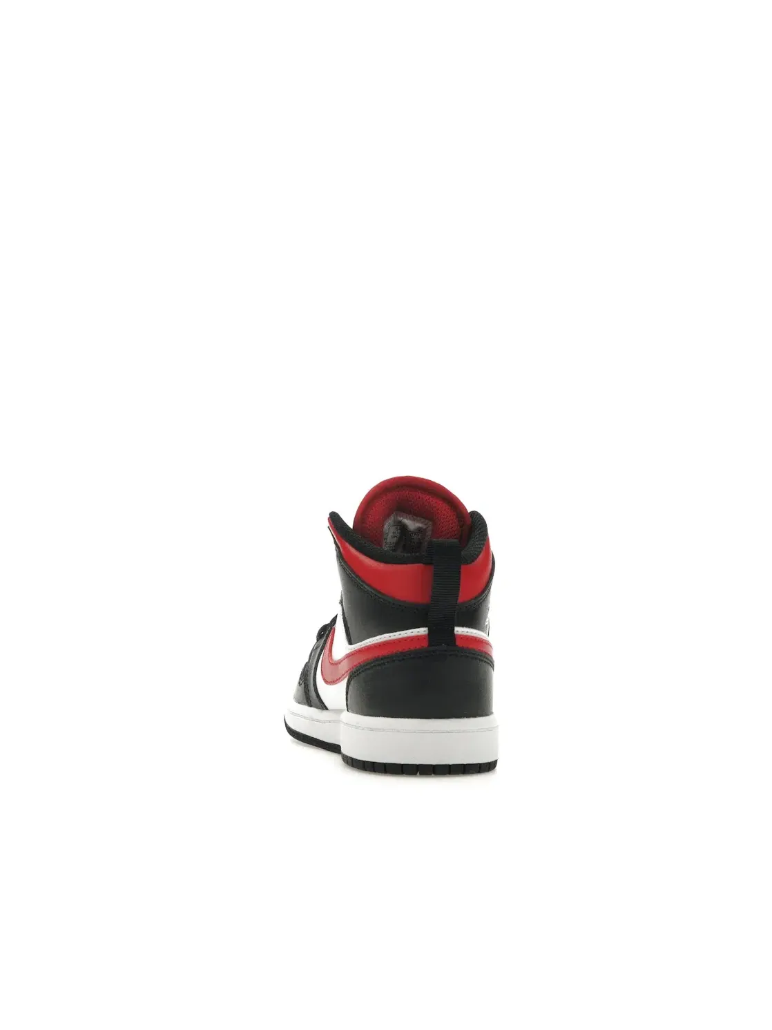 Детские кроссовки с перфорированным носком Jordan 1 Mid Jordan — изображение 4 из 4, черный/красный-белый
