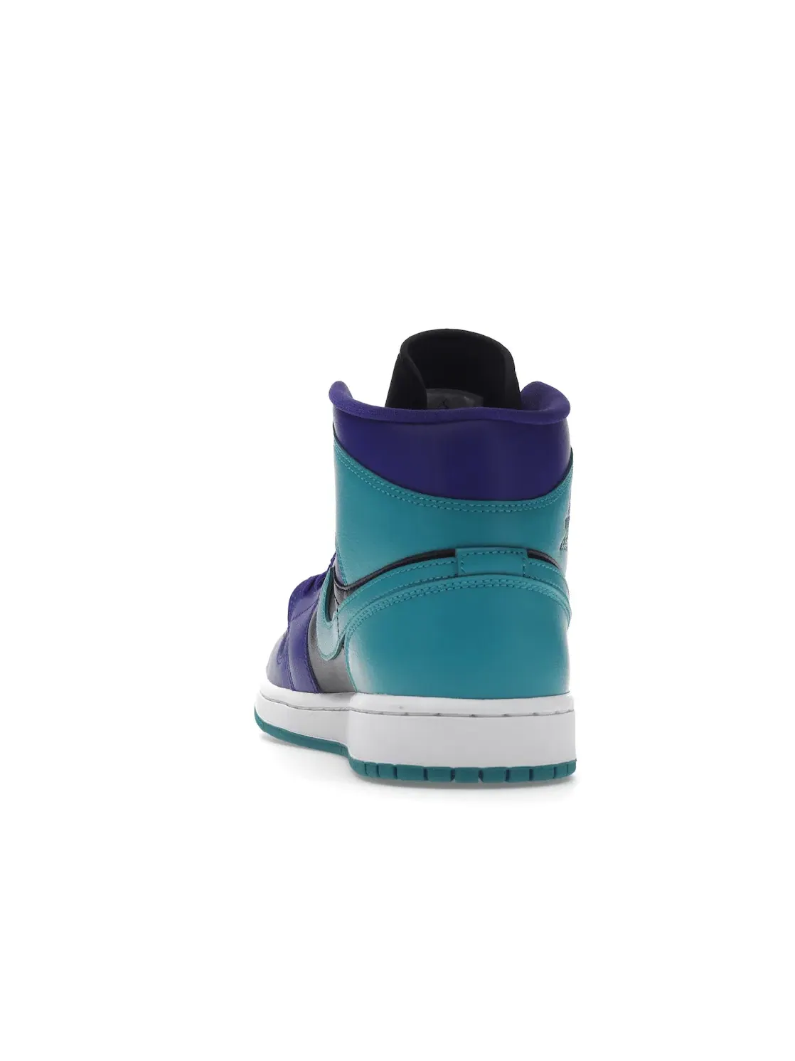 Женские кроссовки с контрастными цветами Jordan 1 Mid Jordan — изображение 4 из 4, темный/-черный-белый