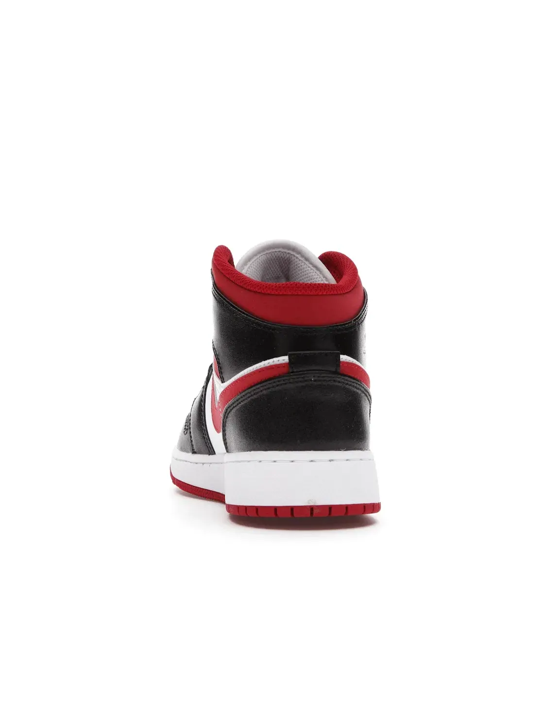 Детские кроссовки Lifestyle с традиционным дизайном Jordan 1 Mid Jordan — изображение 4 из 4, белый красный черный