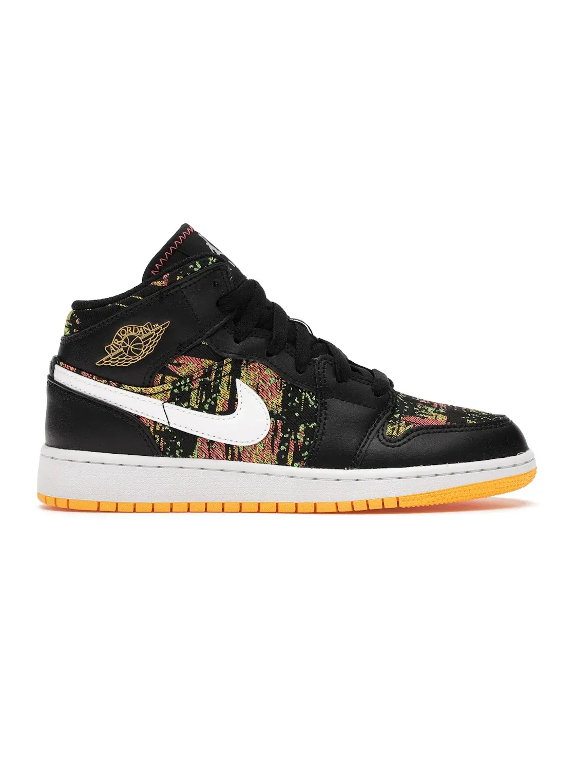 Детские кроссовки для мальчиков с принтом Jordan 1 Mid Jordan — изображение 1 из 4