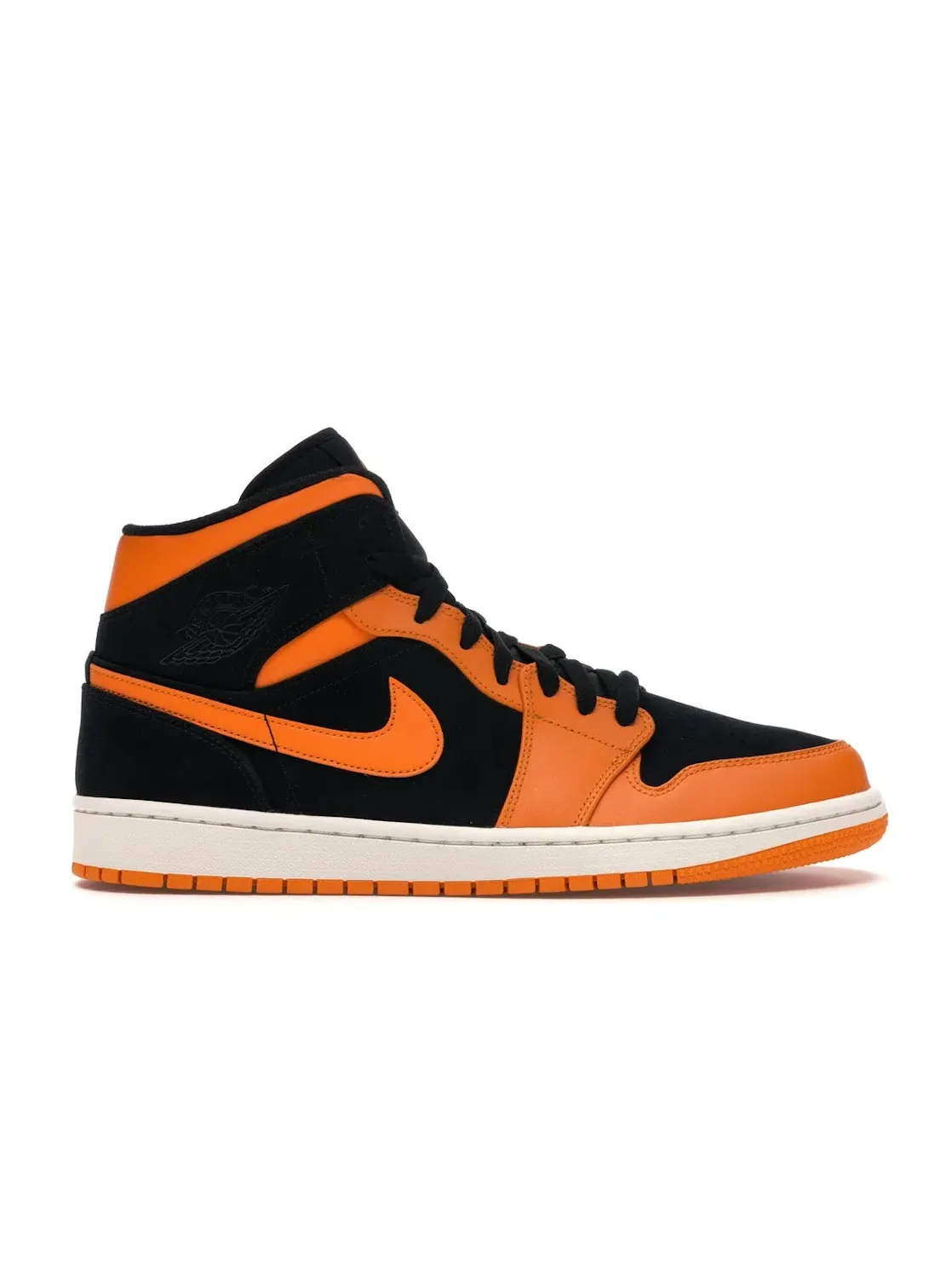 Мужские кроссовки Lifestyle Jordan 1 Mid Jordan — изображение 1 из 4, черный/оранжевый