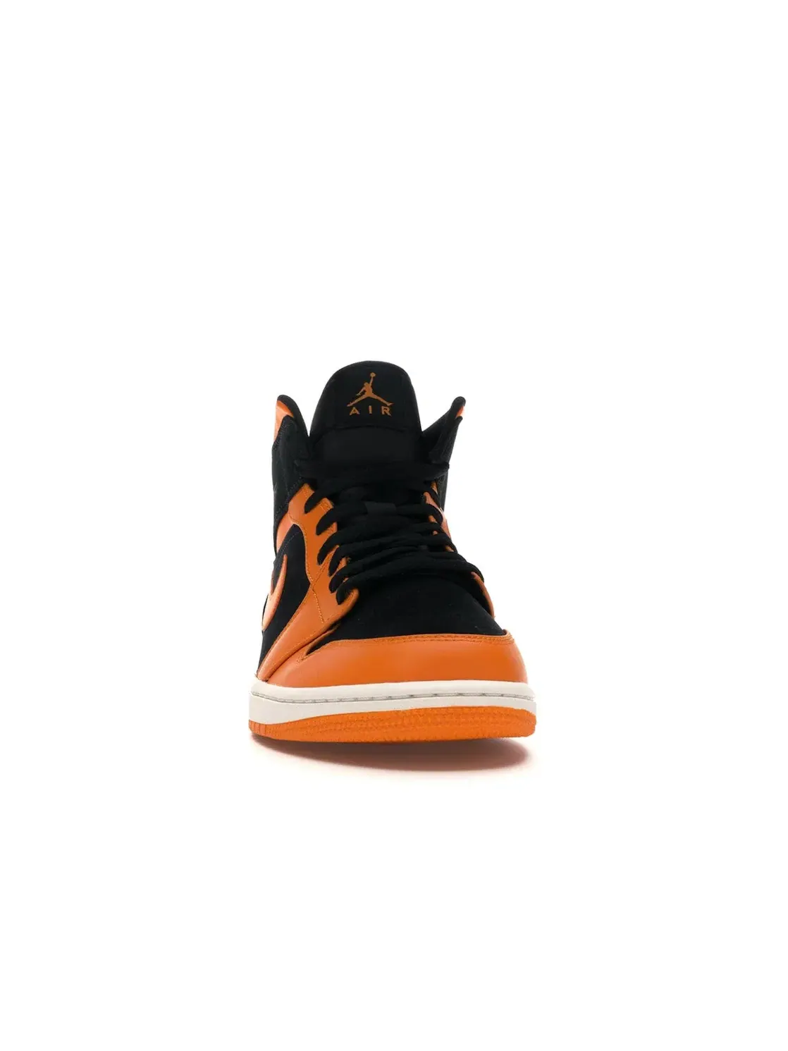 Мужские кроссовки Lifestyle Jordan 1 Mid Jordan — изображение 2 из 4, черный/оранжевый