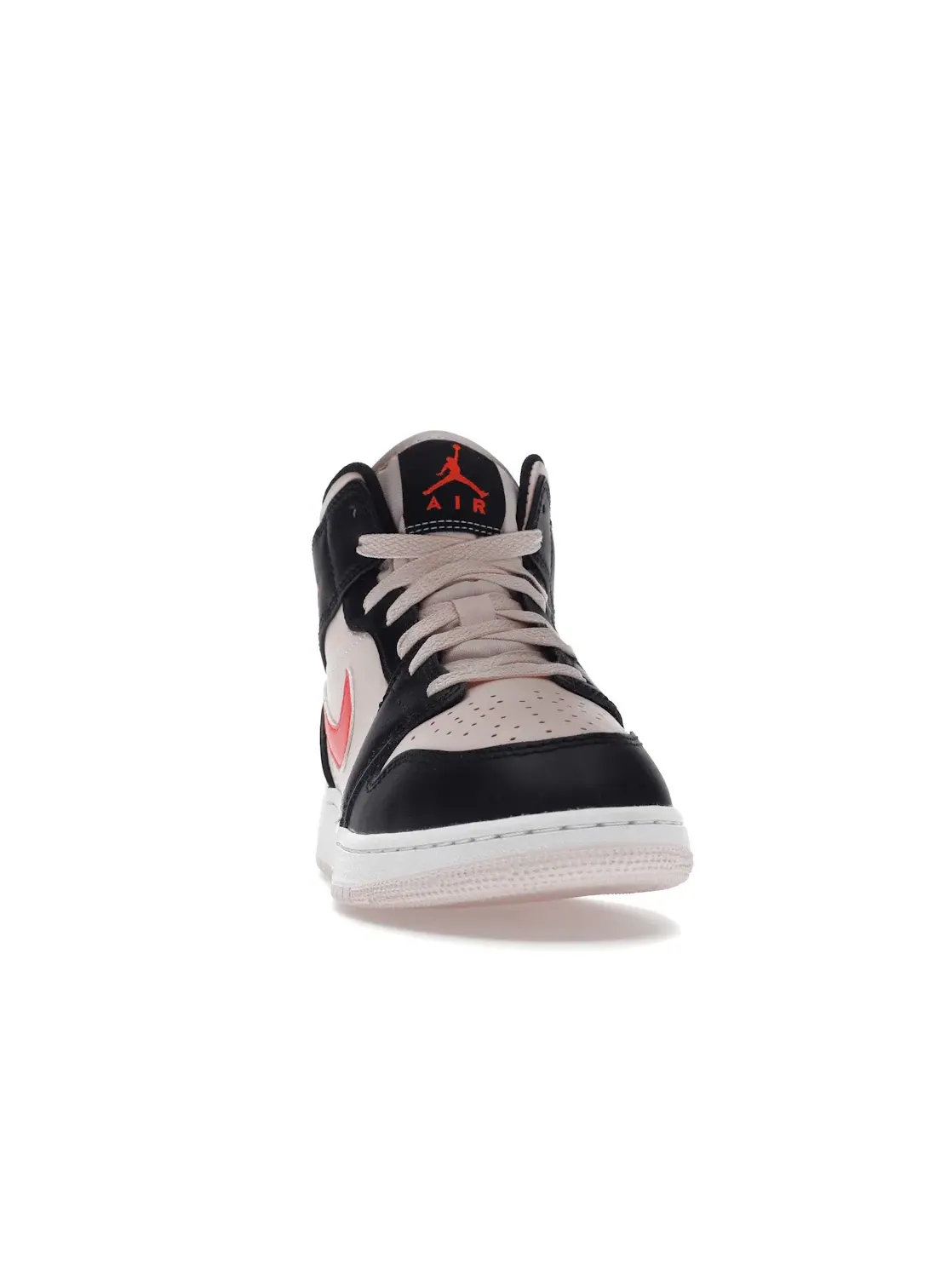Детские кроссовки высокие с контрастным дизайном Jordan 1 Mid Atmosphere Jordan — изображение 2 из 4, черный