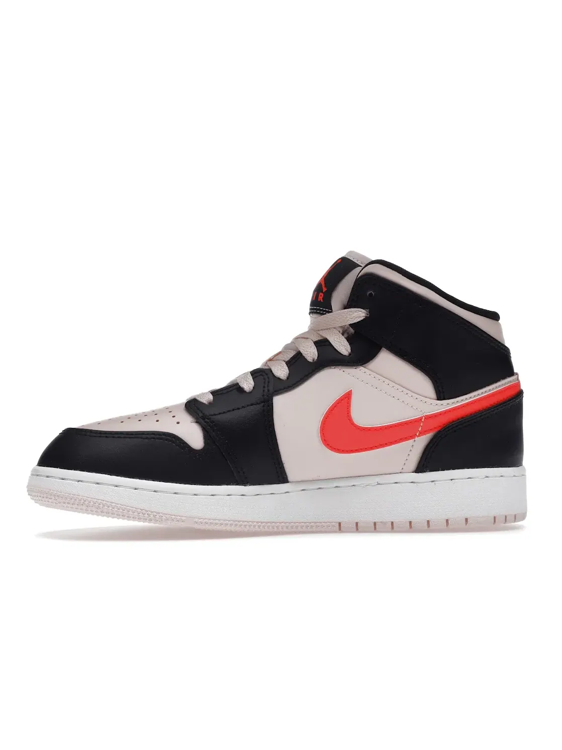 Детские кроссовки высокие с контрастным дизайном Jordan 1 Mid Atmosphere Jordan — изображение 3 из 4, черный