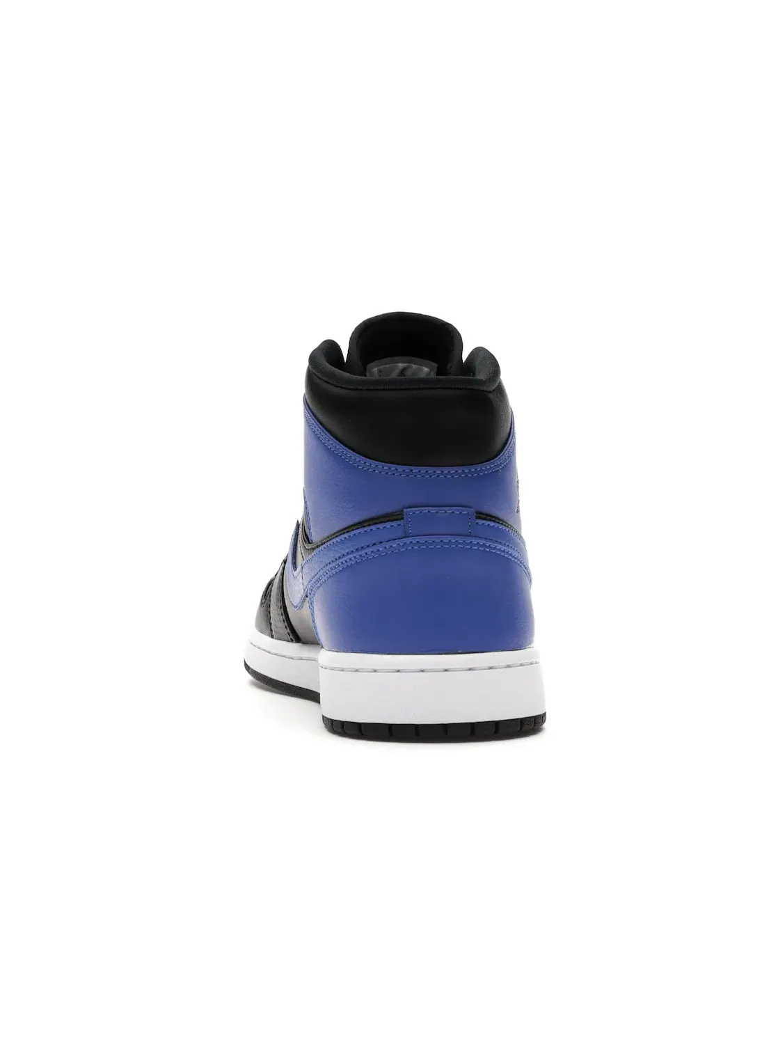Мужские кроссовки с тисненой кожей Jordan 1 Mid Jordan — изображение 4 из 4, черный/-белый