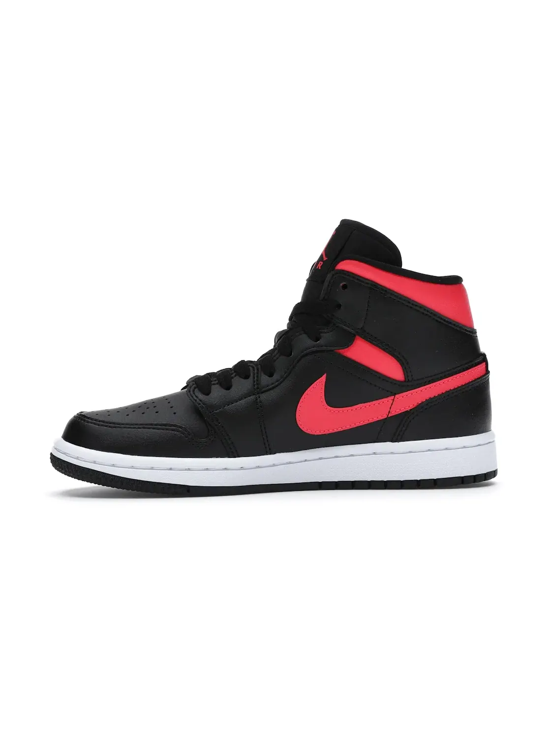 Женские кроссовки с высоким берцем Jordan 1 Mid Jordan — изображение 3 из 4, черный/красный-белый