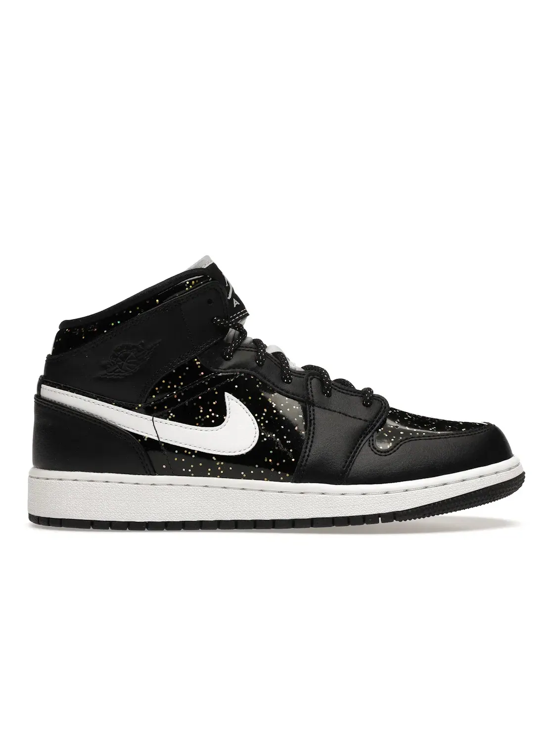 Детские кроссовки с принтом Jordan 1 Mid Jordan — изображение 1 из 4, черный/белый