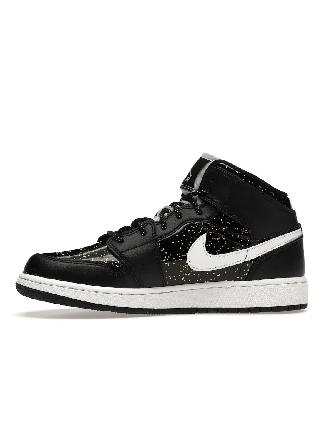 Детские кроссовки с принтом Jordan 1 Mid Jordan — изображение 3 из 4, черный/белый