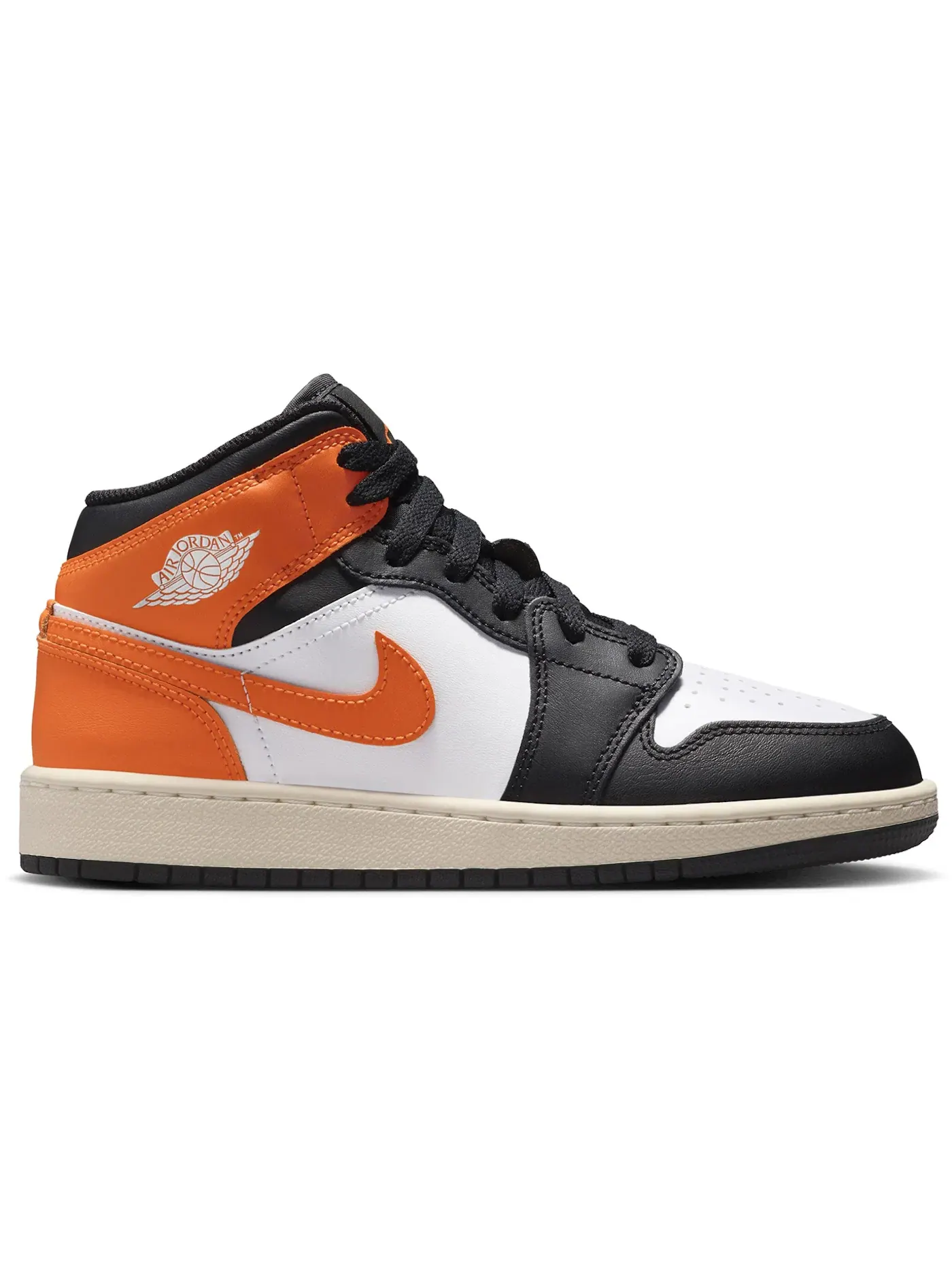 Детские кроссовки lifestyle Jordan 1 Mid Jordan — изображение 1 из 1, белый//черный