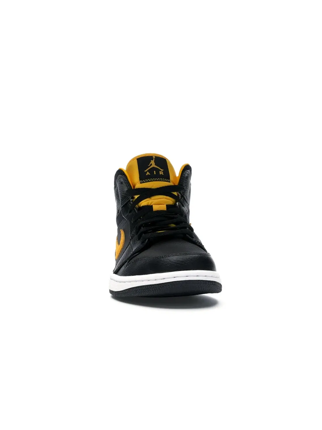 Мужские кроссовки классические Jordan 1 Mid Jordan — изображение 2 из 4, черный/золотистый-белый