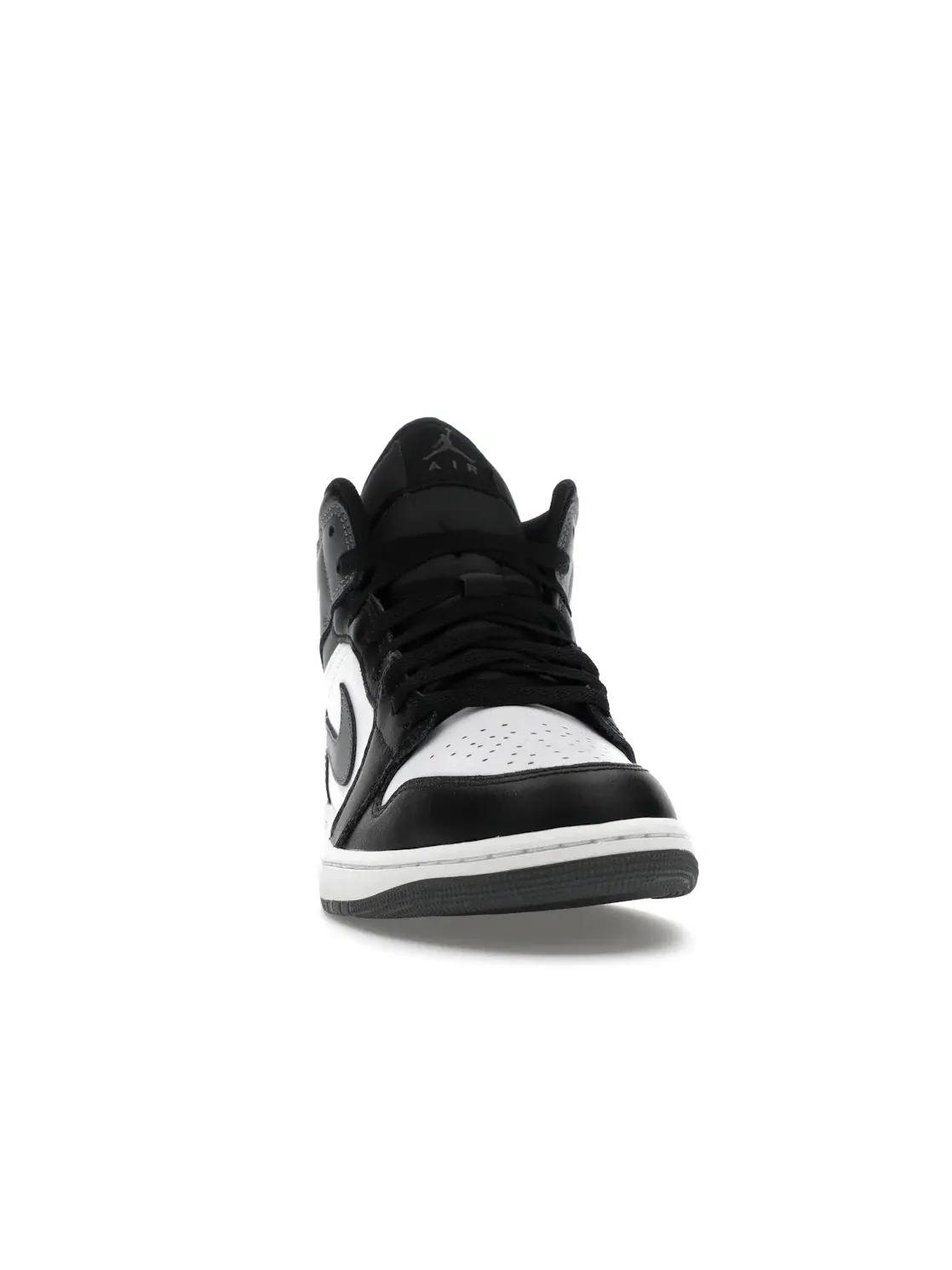 Мужские кроссовки с кожаным верхом Jordan 1 Mid — изображение 2 из 4, черный/белый/серый