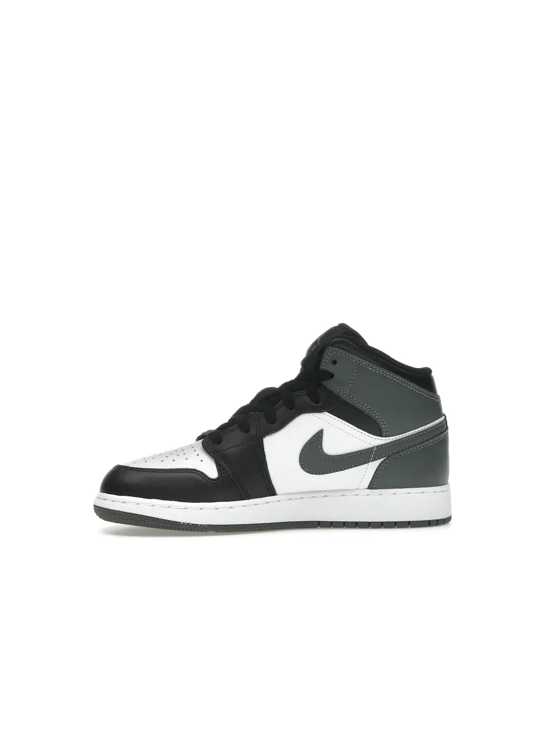 Детские кроссовки Lifestyle Jordan 1 Mid Jordan — изображение 3 из 4, черный/белый/серый
