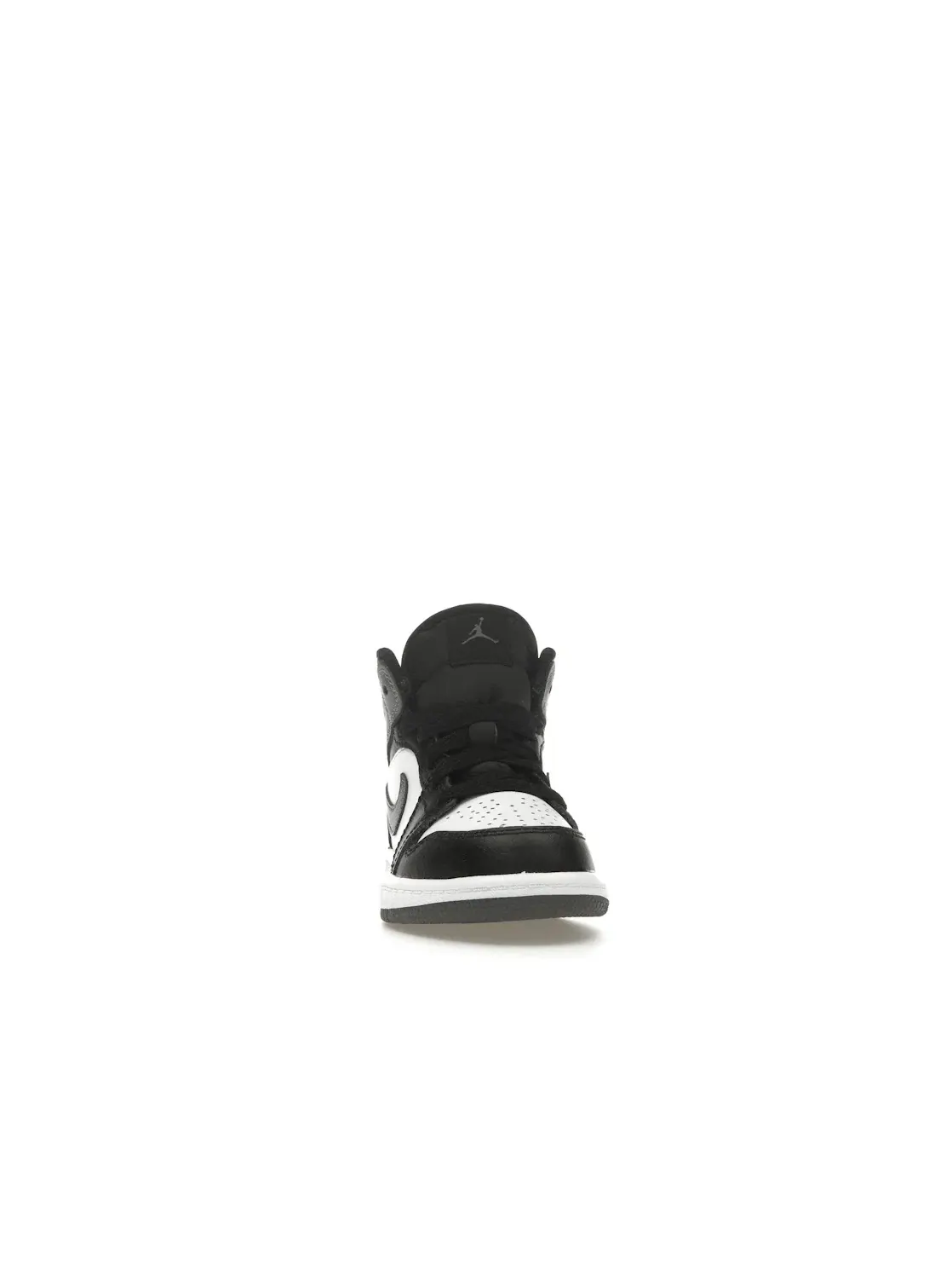 Детские кроссовки Lifestyle с принтом Jordan 1 Mid Jordan — изображение 2 из 4, черный белый серый