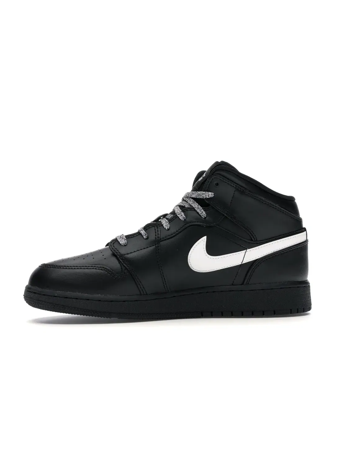 Детские кроссовки Lifestyle Jordan 1 Mid Black White Speckle (GS) Jordan — изображение 3 из 4, черный/белый-черный
