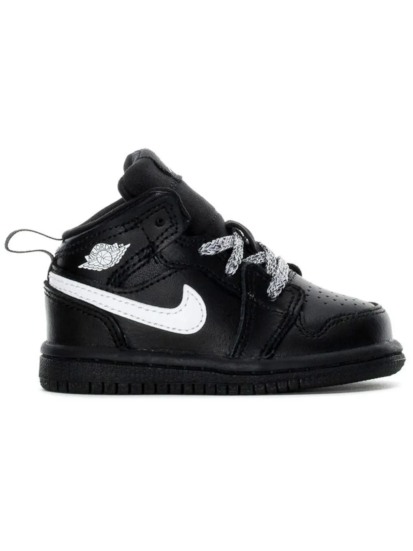 Детские кроссовки Lifestyle Jordan 1 Mid Jordan — изображение 1 из 1, черный/белый-черный