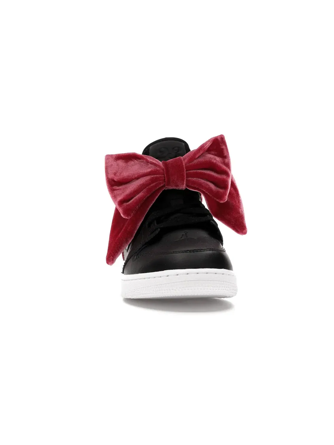 Детские кроссовки lifestyle Jordan 1 Mid Bow Jordan — изображение 2 из 4, черный/черный-красный
