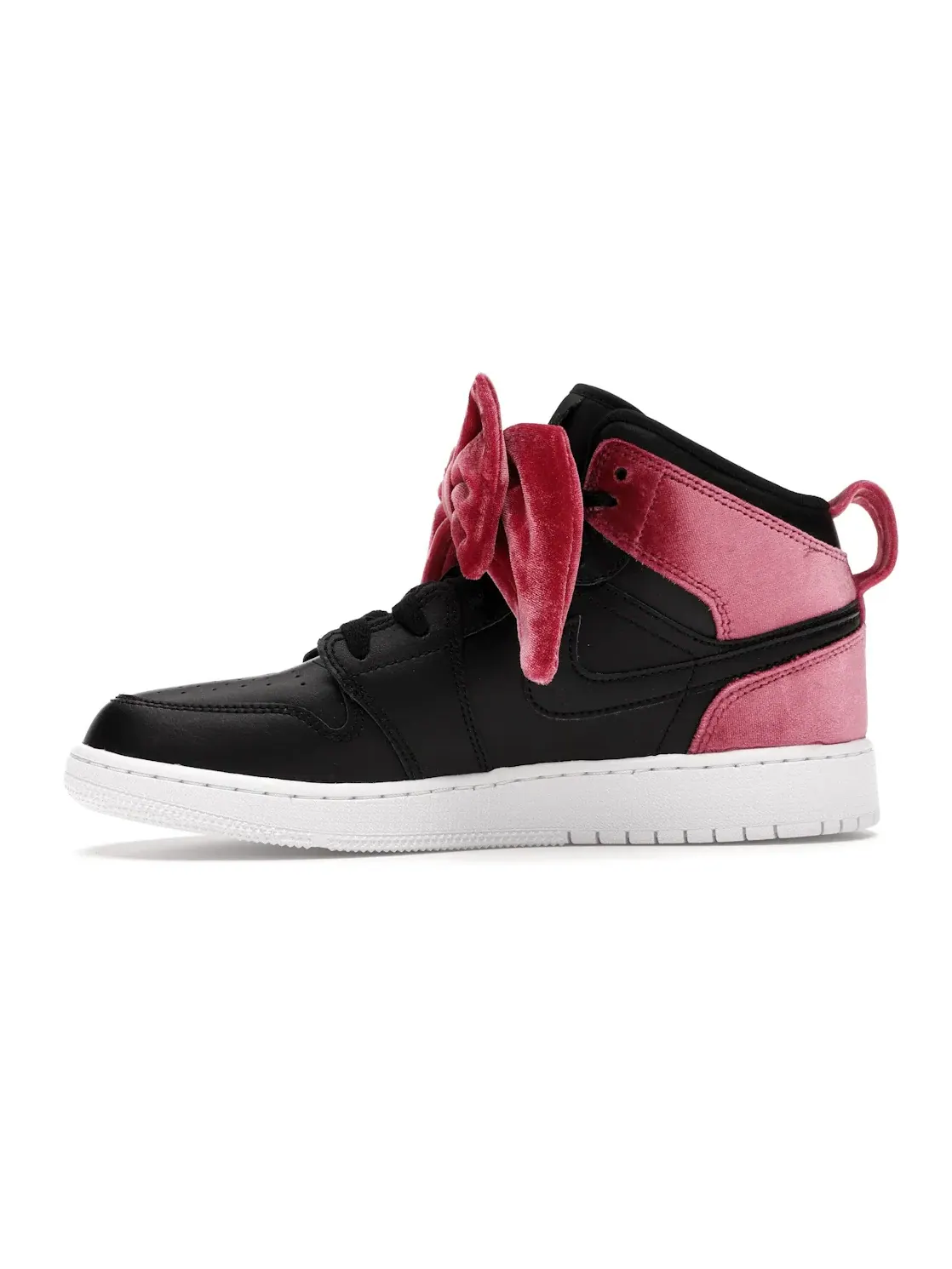 Детские кроссовки lifestyle Jordan 1 Mid Bow Jordan — изображение 3 из 4, черный/черный-красный