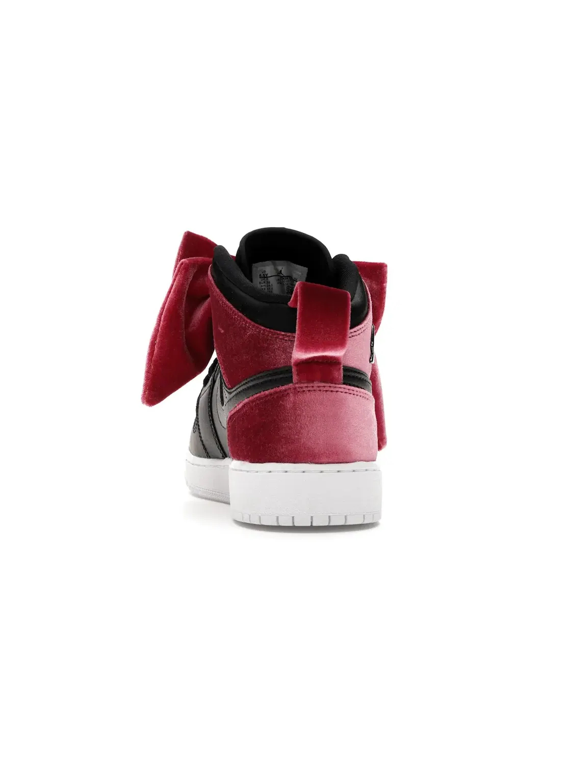 Детские кроссовки lifestyle Jordan 1 Mid Bow Jordan — изображение 4 из 4, черный/черный-красный