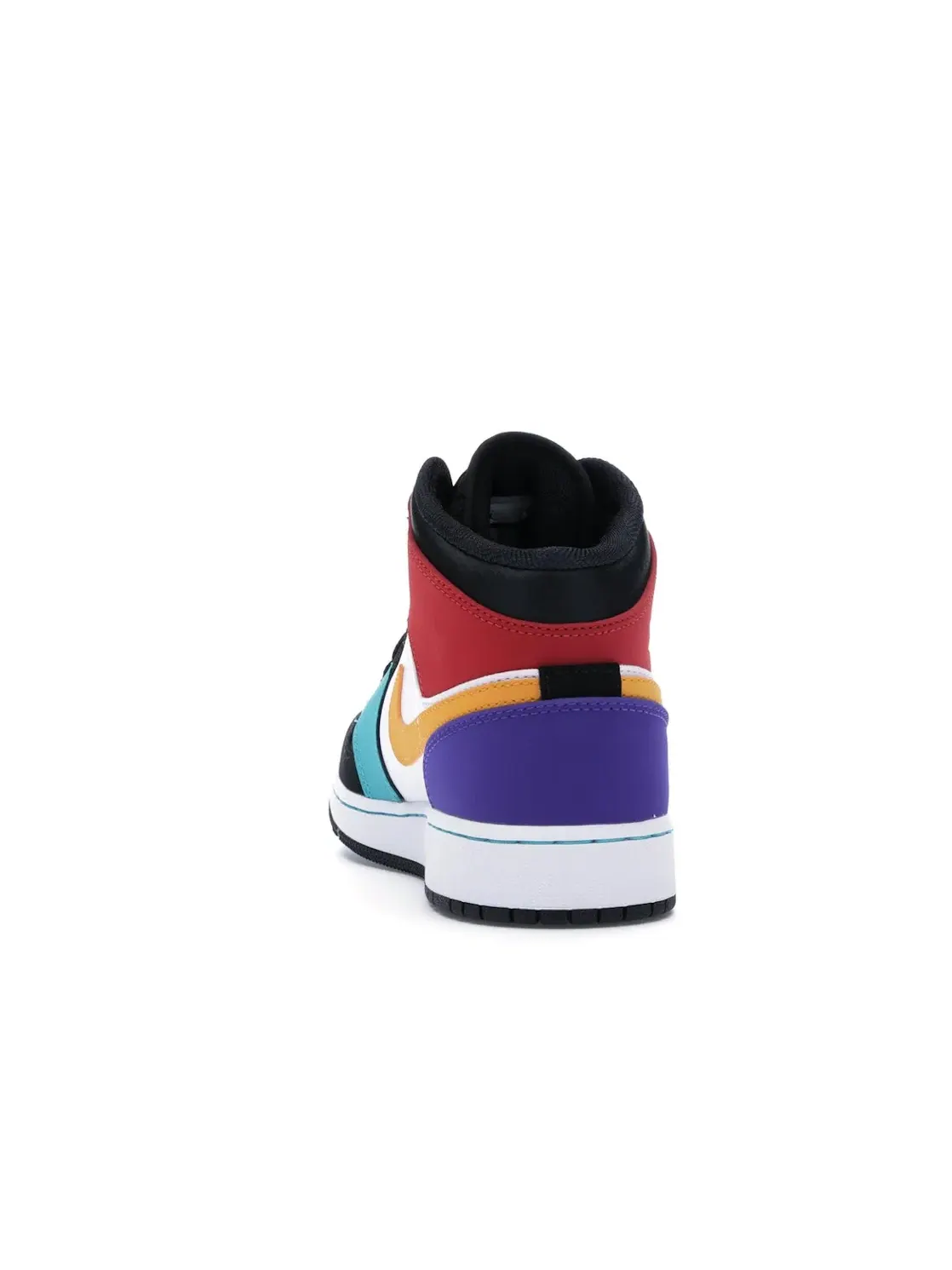 Детские кроссовки с разноцветным дизайном Jordan 1 Mid Jordan — изображение 4 из 4