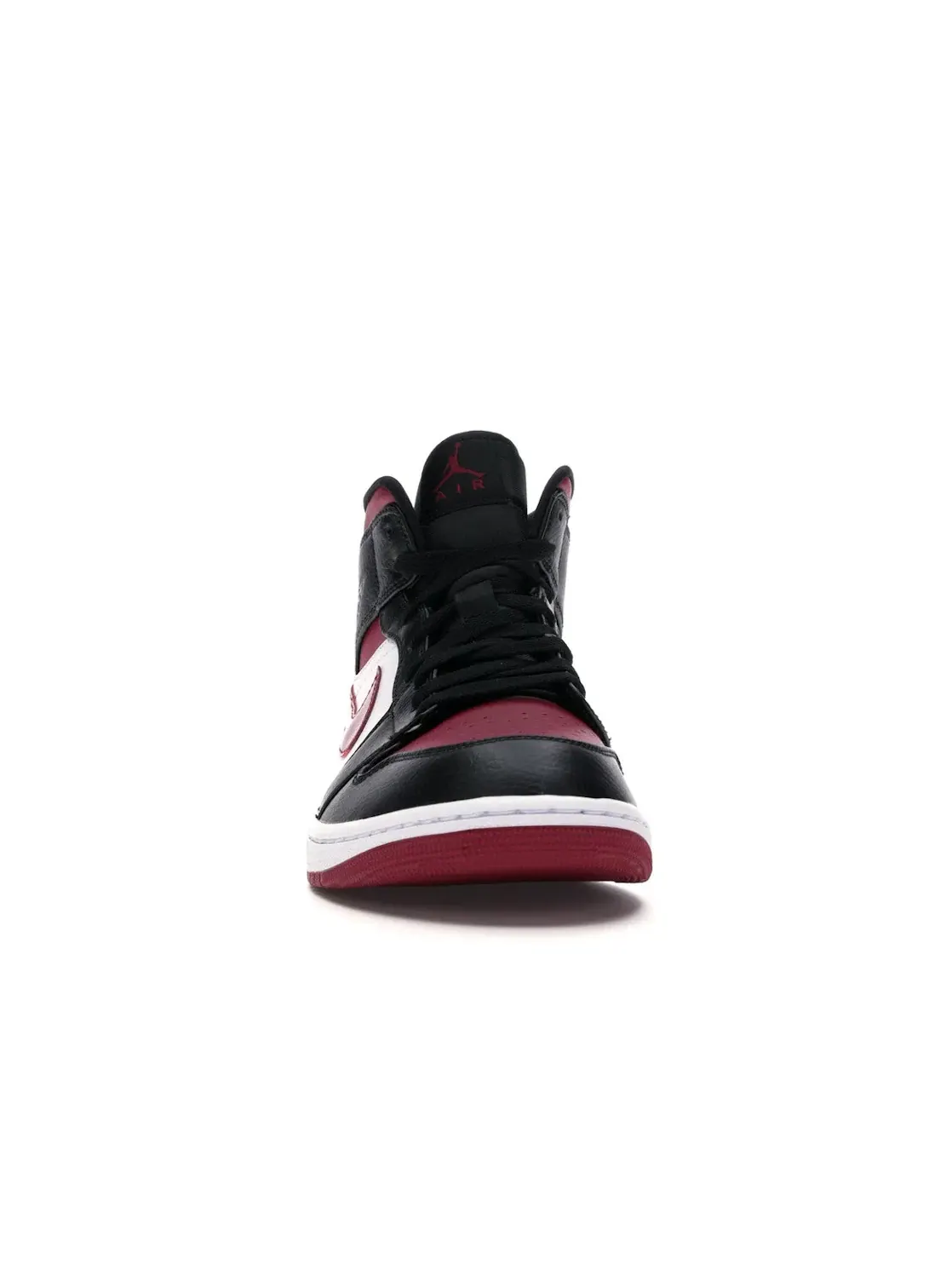 Мужские кроссовки Lifestyle Jordan 1 Mid Bred Toe Jordan — изображение 2 из 4, черный/красный-белый