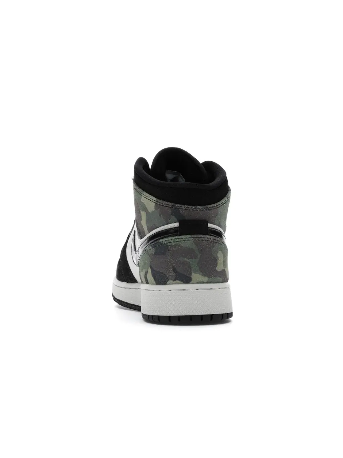 Детские кроссовки с камуфляжным принтом Jordan 1 Mid Jordan — изображение 4 из 4, светлый/черный