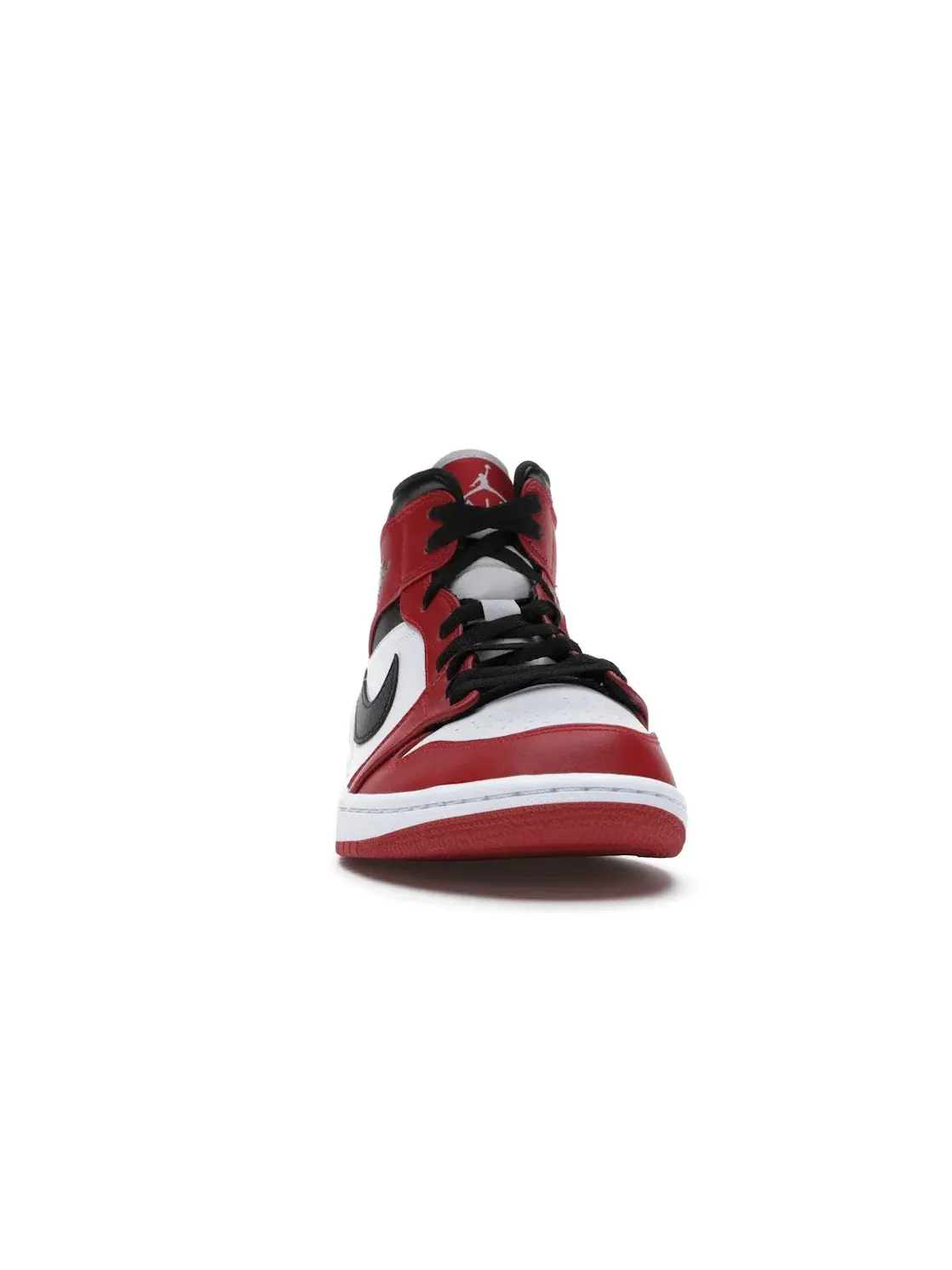 Мужские кроссовки с классическим цветочным принтом Jordan 1 Mid Jordan — изображение 2 из 4, белый/красный-черный