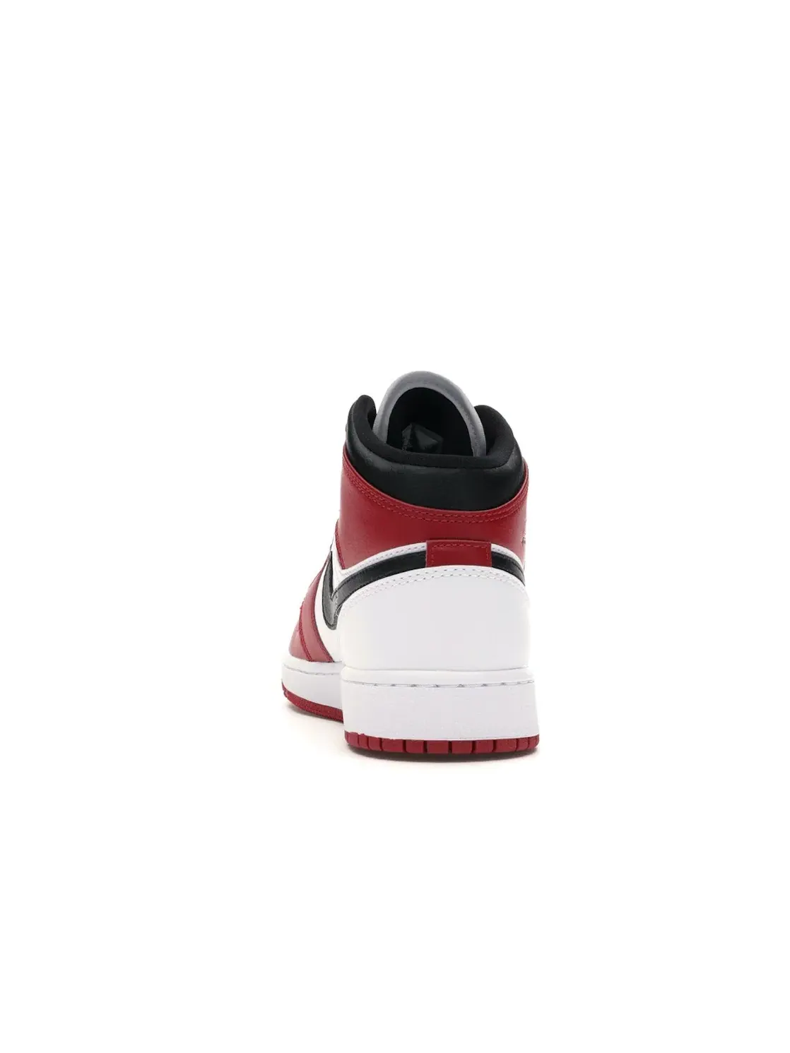 Детские кроссовки с повседневным дизайном Jordan 1 Mid Jordan — изображение 4 из 4, белый/красный-черный