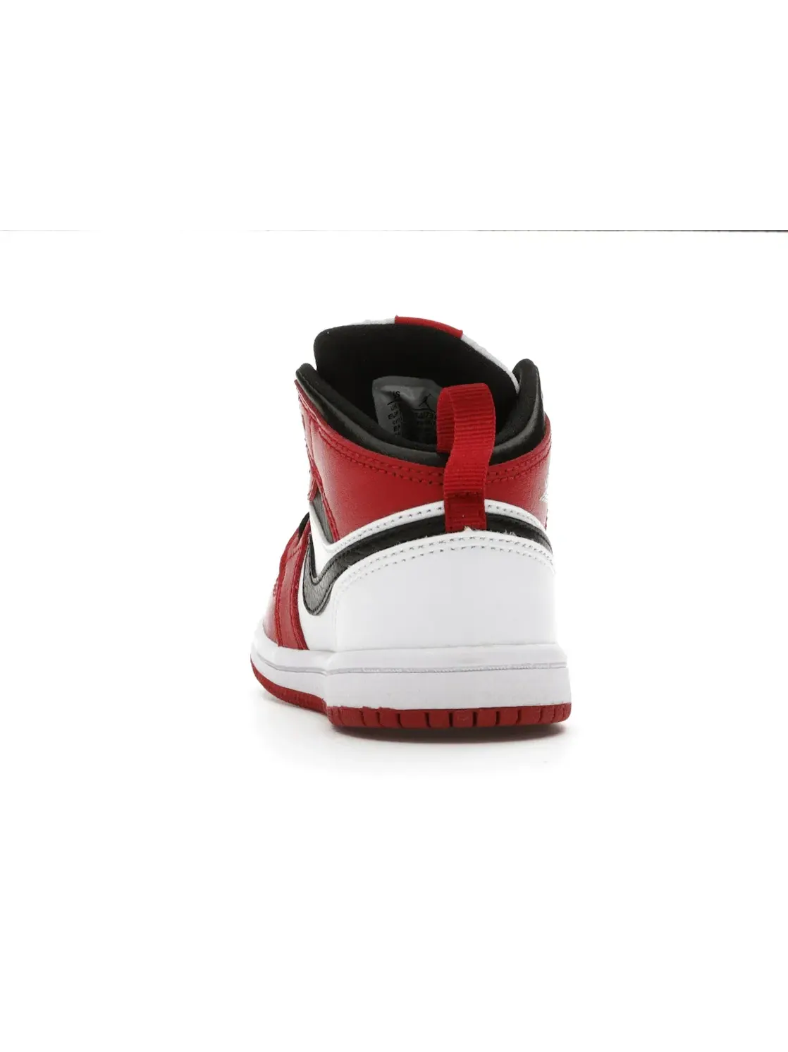 Детские кроссовки Lifestyle Jordan 1 Mid Jordan — изображение 4 из 4, белый/красный-черный