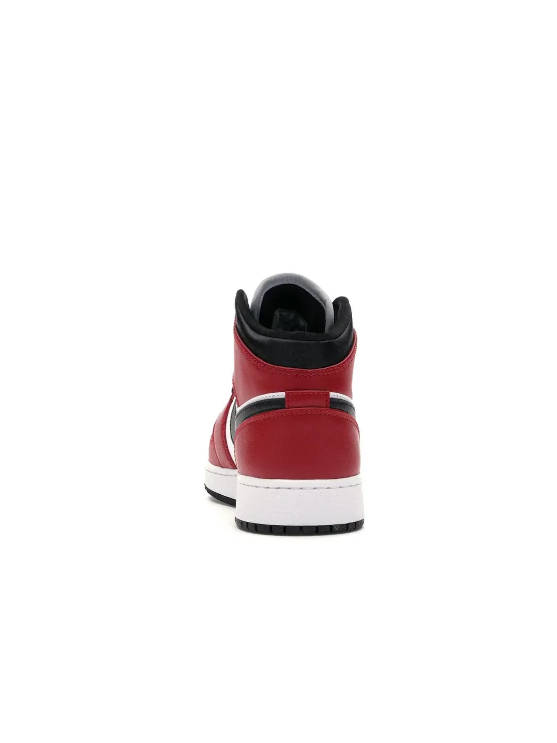 Детские кроссовки с высоким берцем Jordan 1 Mid Chicago Black Toe Jordan — изображение 4 из 4, черный/черный-красный