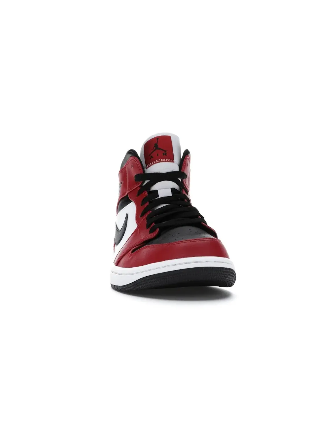 Мужские кроссовки из кожи и нейлона Jordan 1 Mid Jordan — изображение 2 из 4, черный красный белый