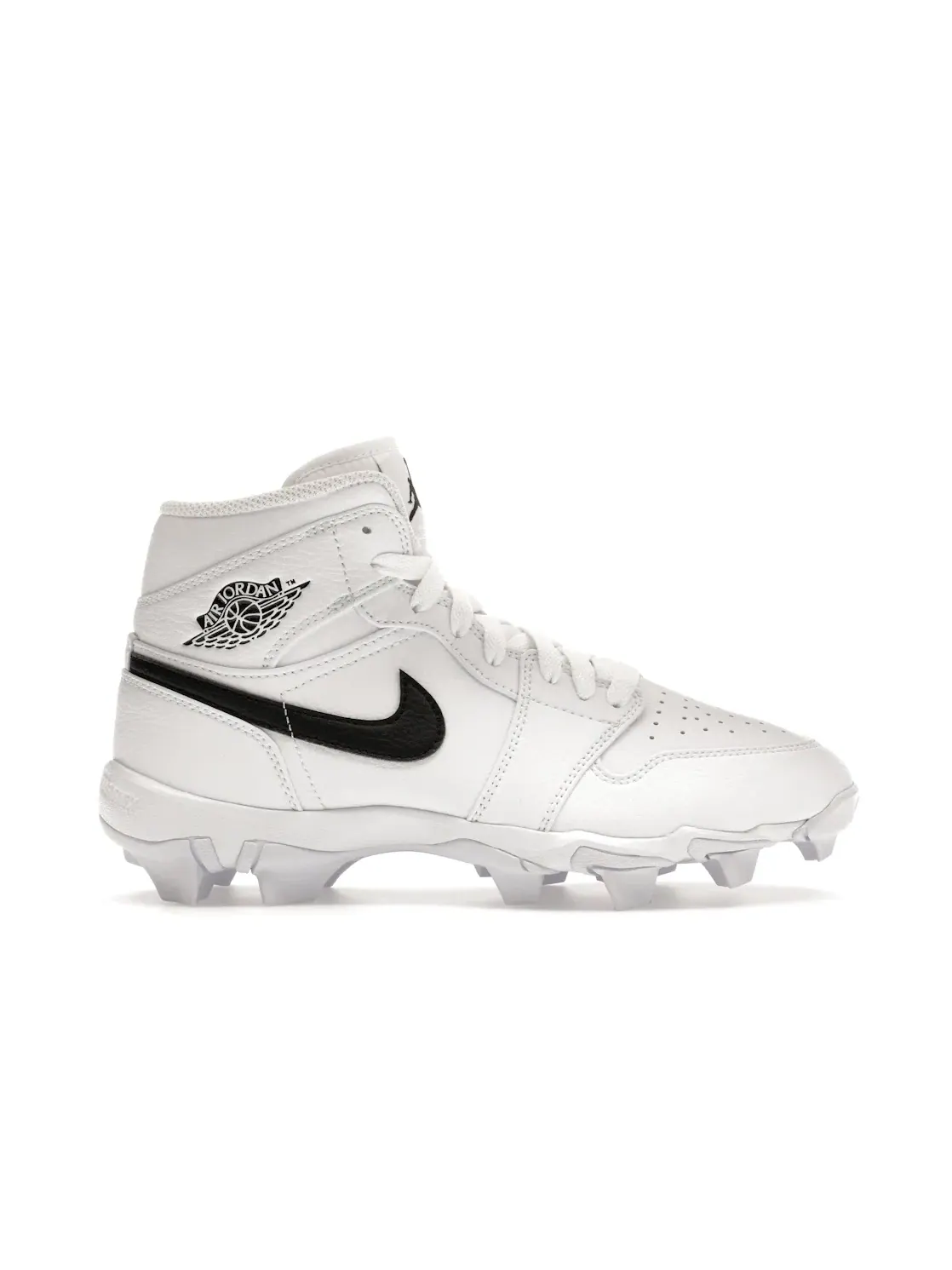 Детские кроссовки Lifestyle Jordan 1 Mid Cleat Jordan — изображение 1 из 4, белый/черный/черный